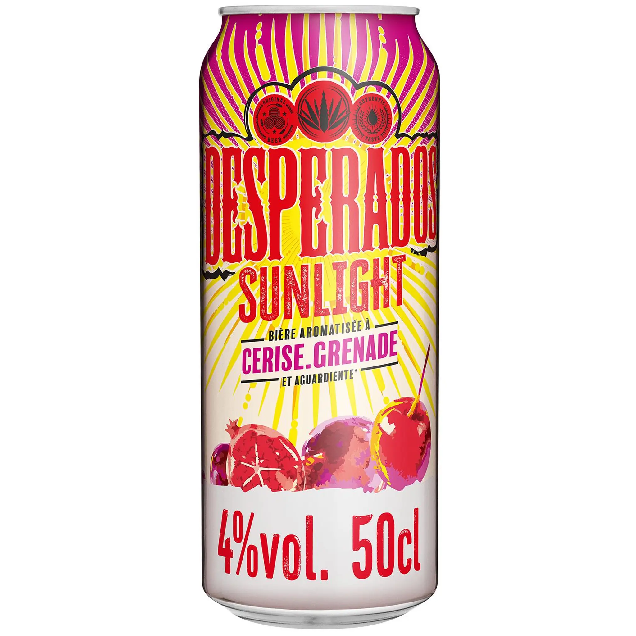 DESPERADOS Bière aromatisée à la cerise et grenade 4% boîte