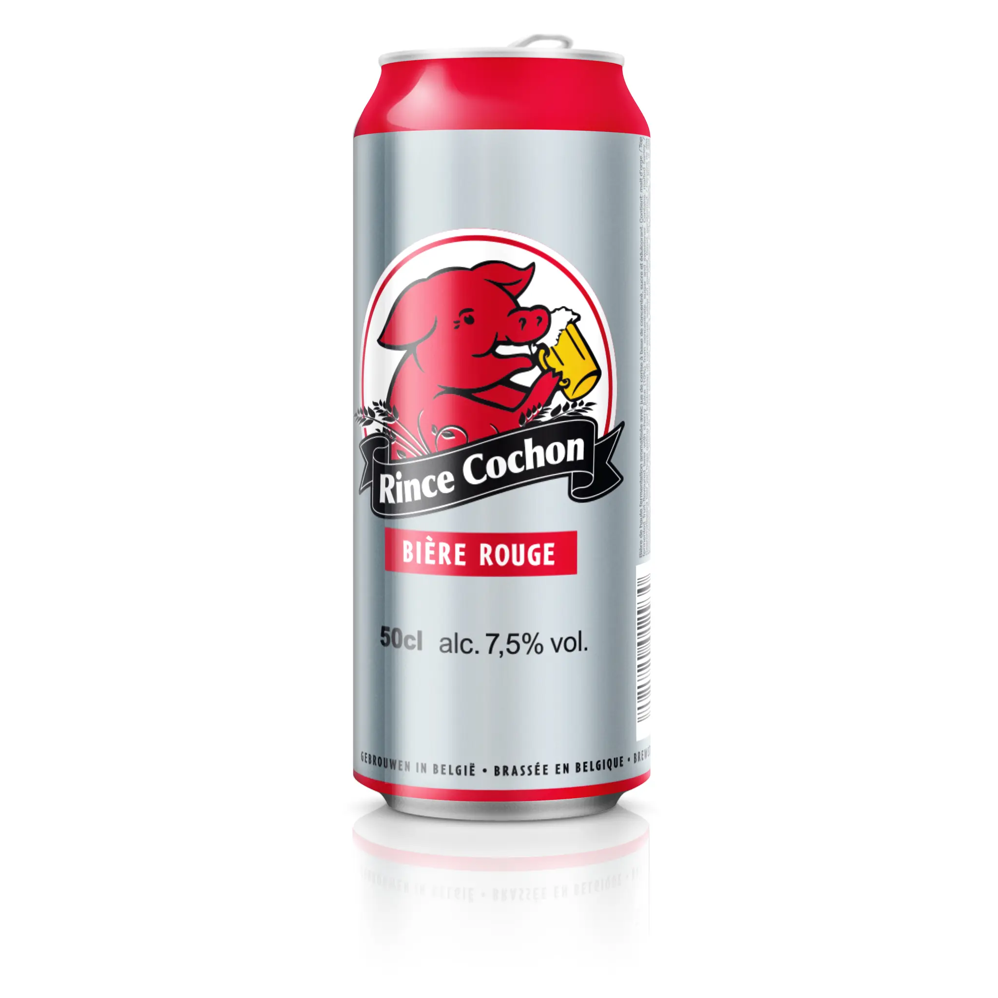 RINCE COCHON Bière rouge 7,5% boîte