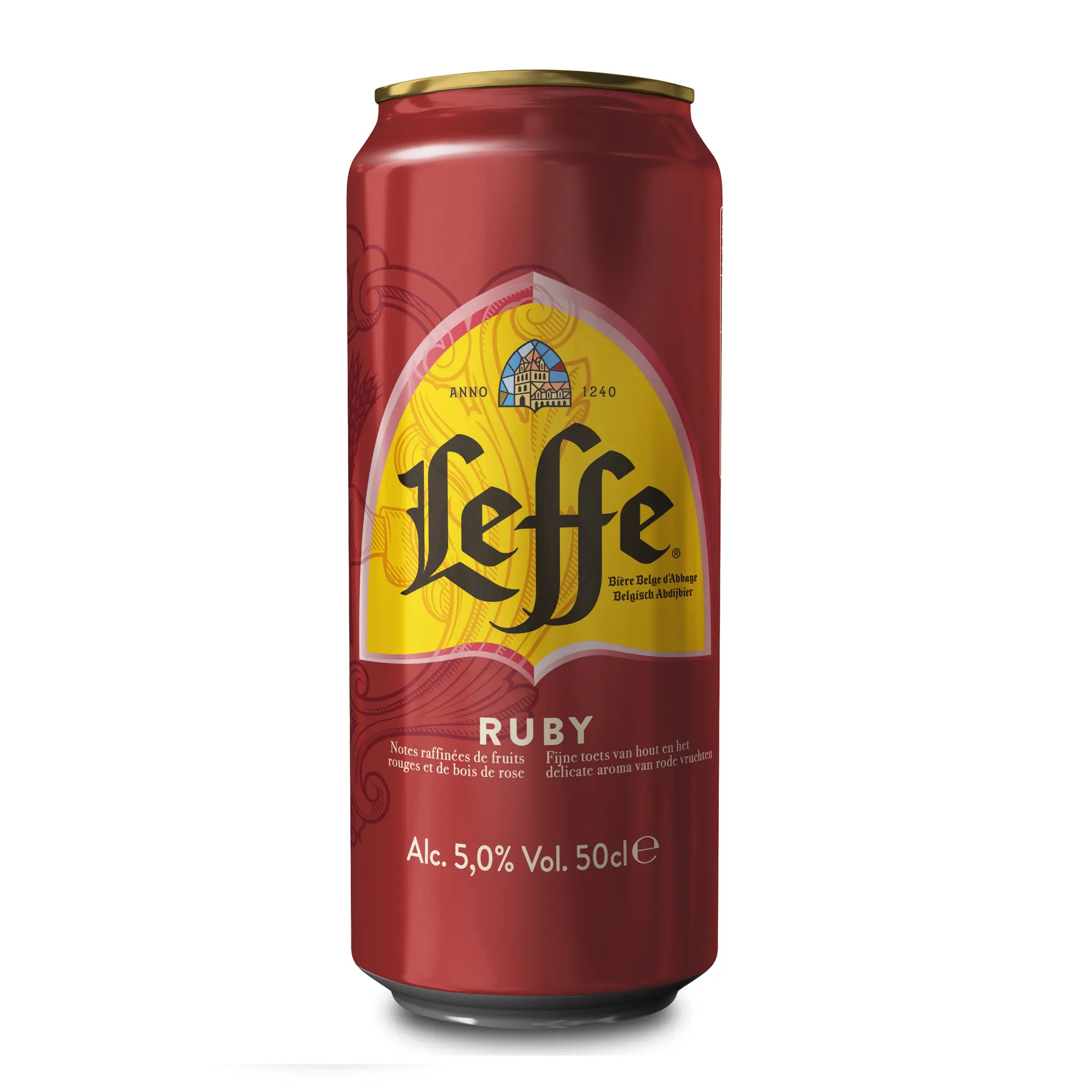 LEFFE Bière Ruby aromatisée fruits rouges 5% boîte
