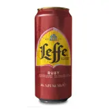 LEFFE Bière Ruby aromatisée fruits rouges 5% boîte