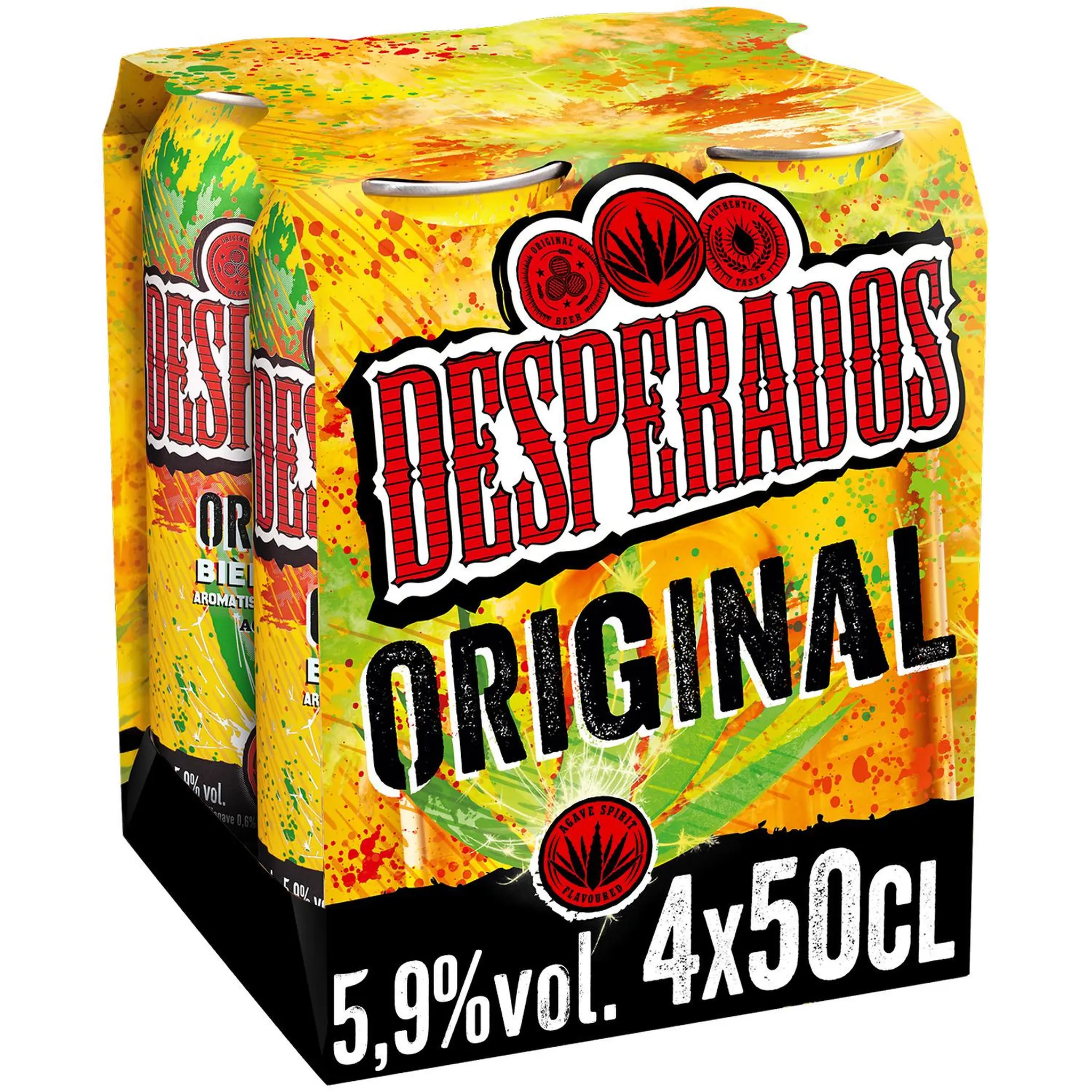 DESPERADOS Bière aromatisée à la tequila 5,9% boîtes
