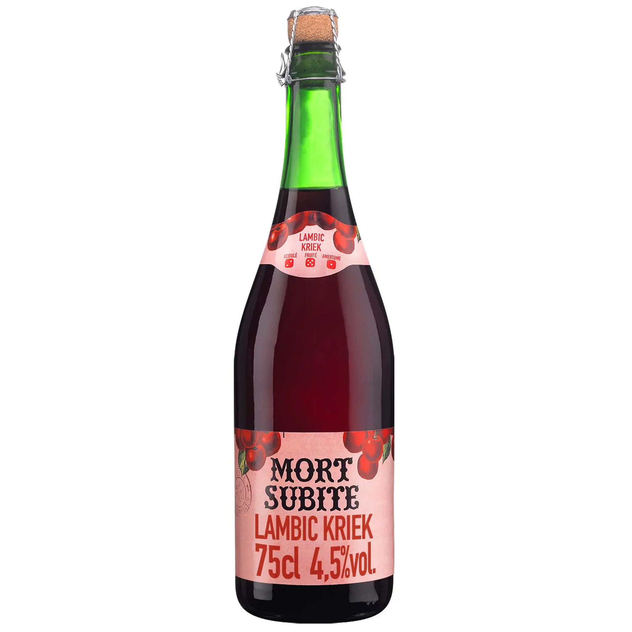 MORT SUBITE Bière lambic belge aromatisée cerise 4%
