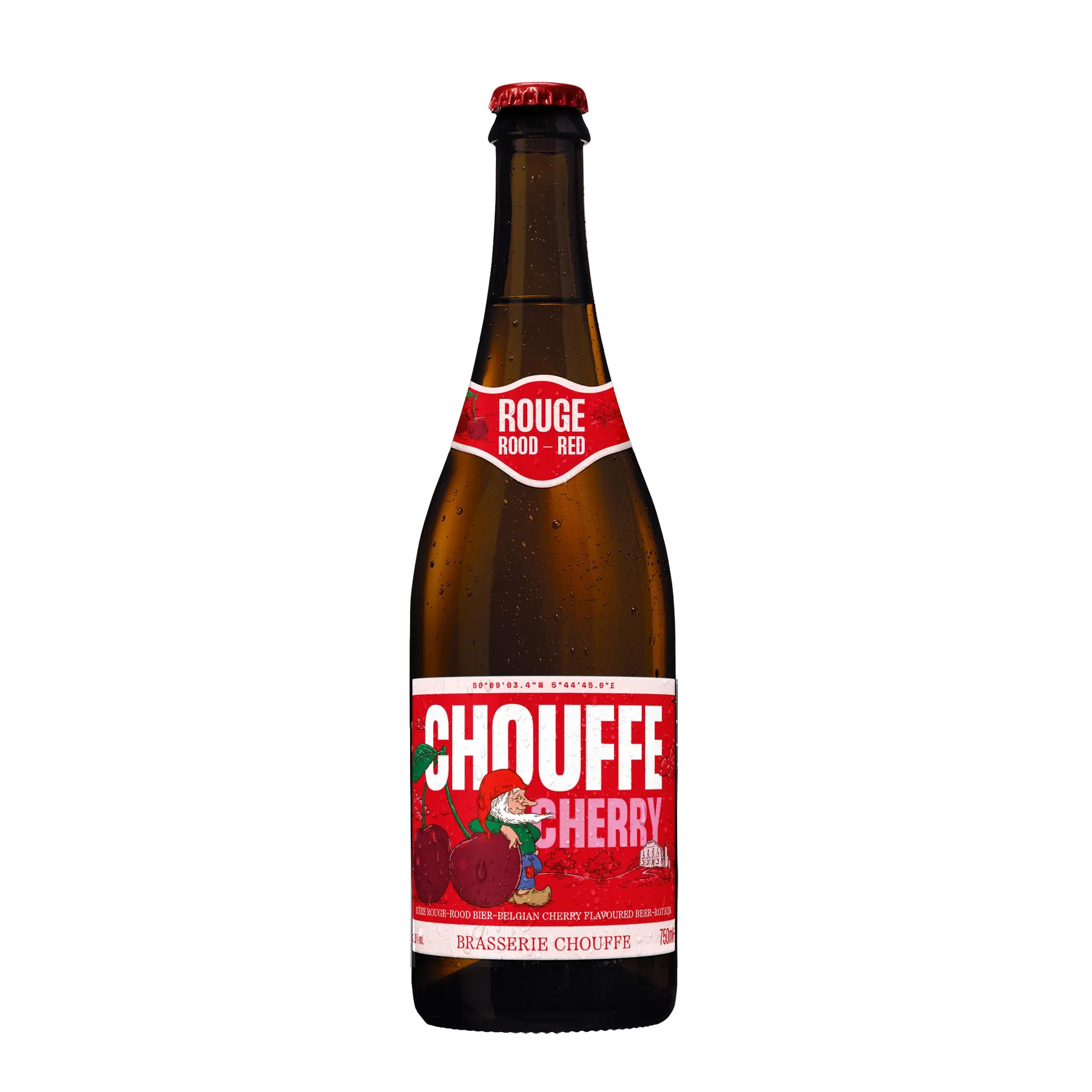 LA CHOUFFE Bière rouge cerise 8% bouteille