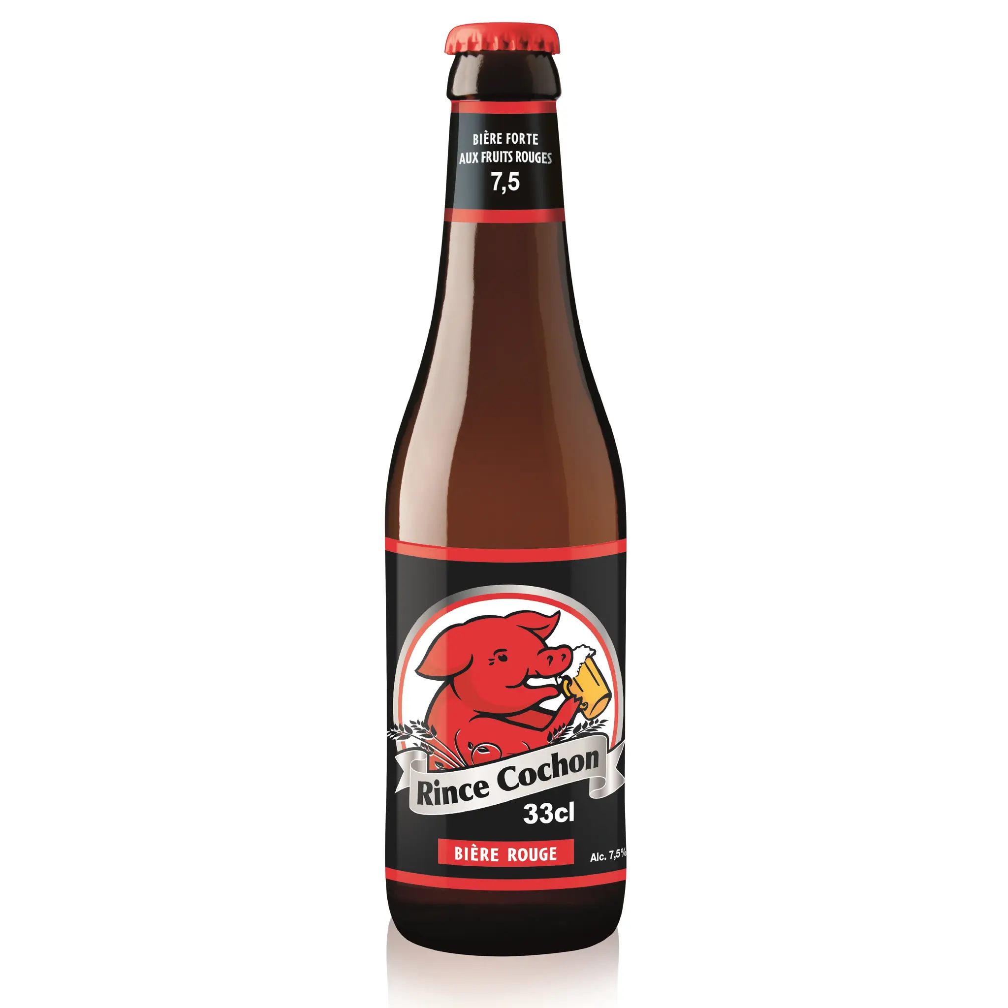 RINCE COCHON Bière rouge 7,5% bouteille
