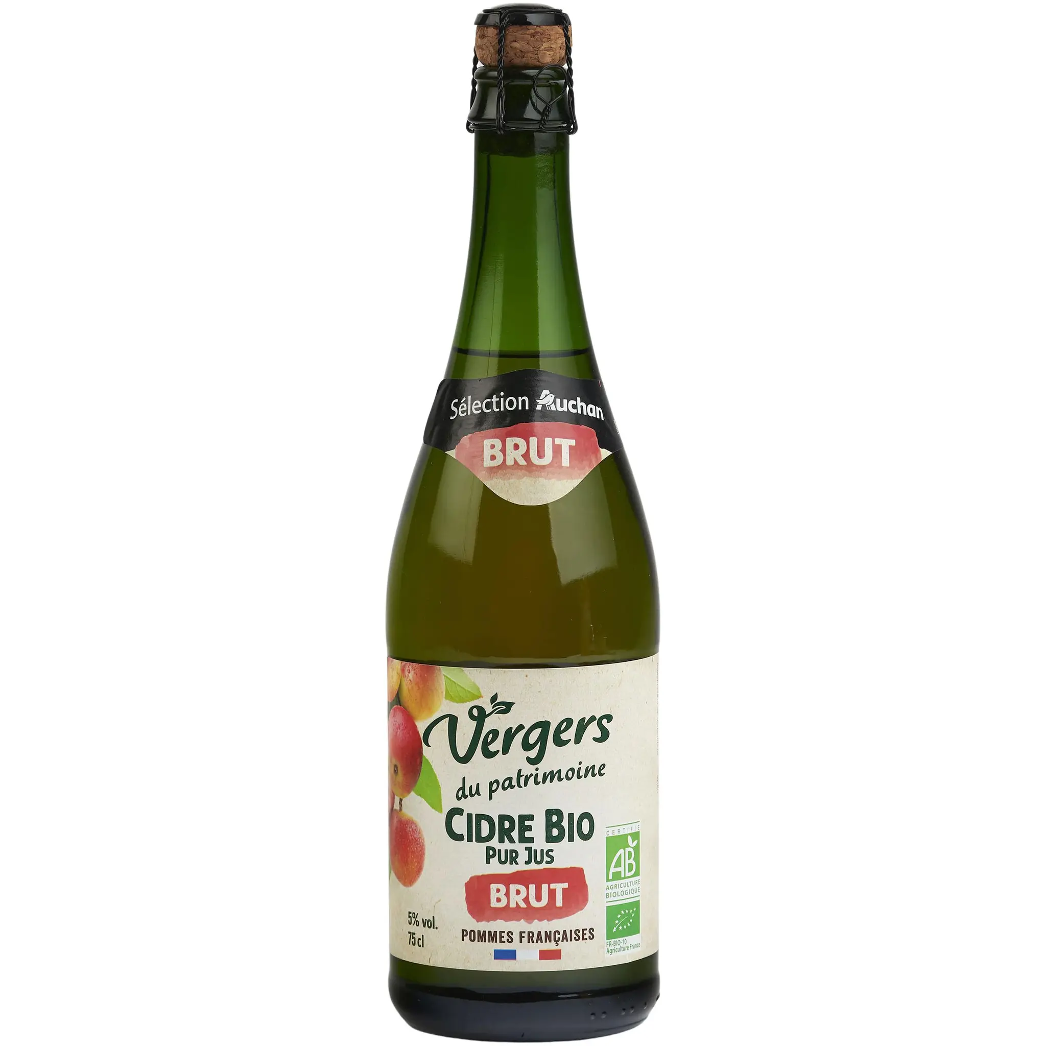 VERGERS DU PATRIMOINE Cidre brut bio 5%