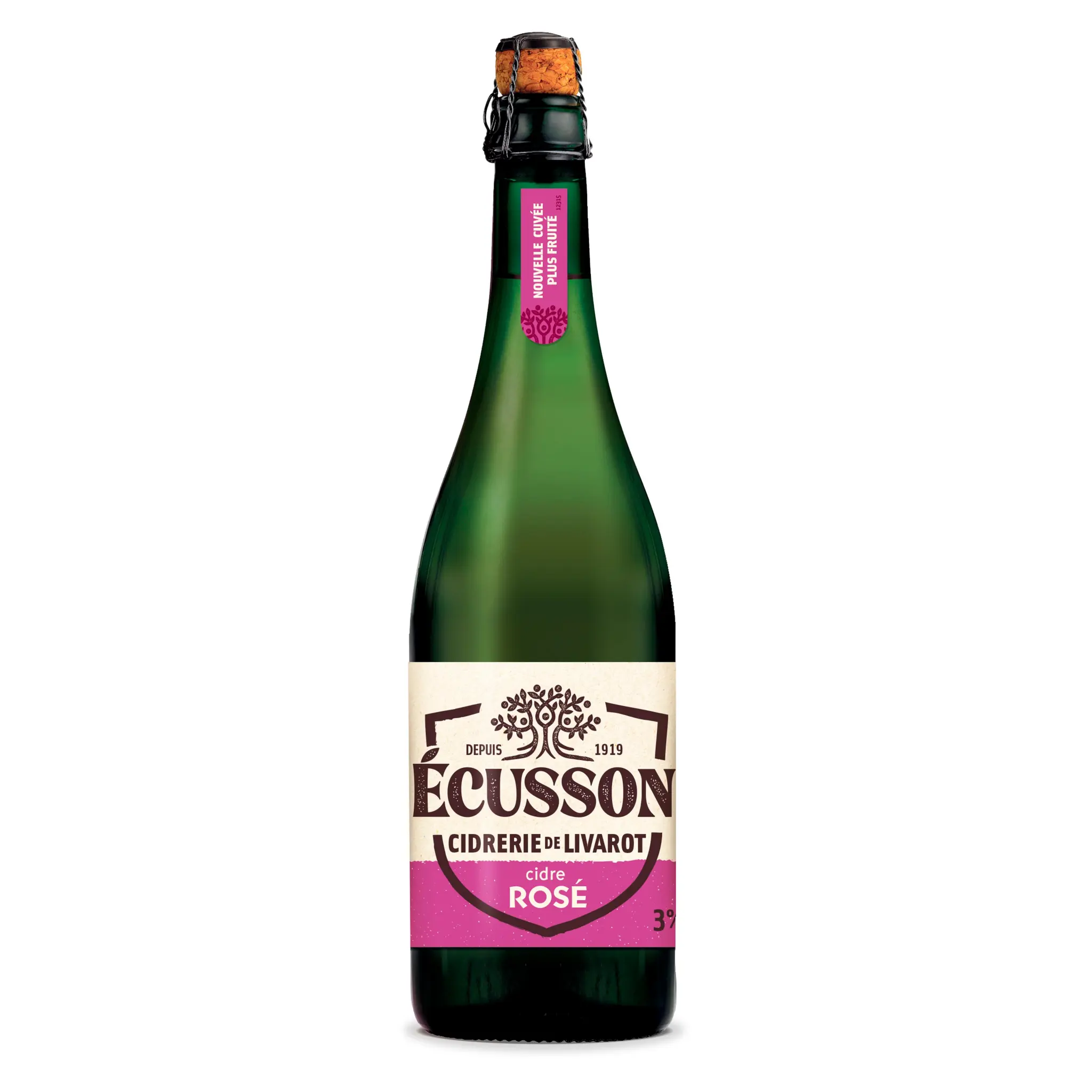 ECUSSON Cidre rosé 3%