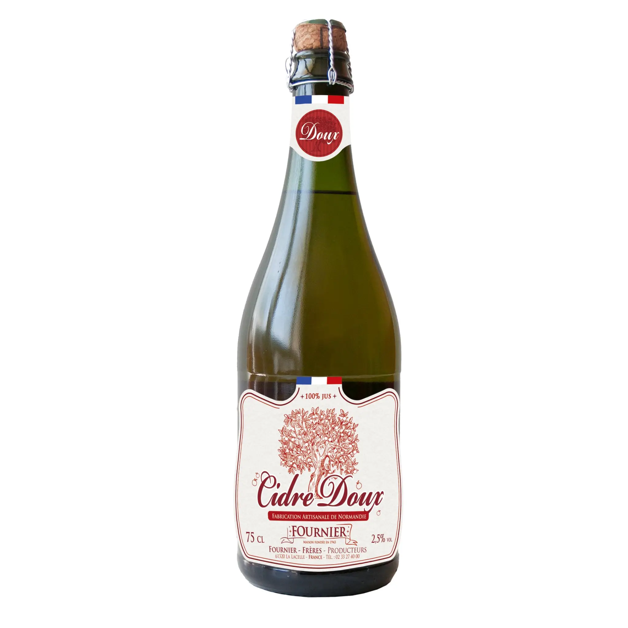 FOURNIER Cidre doux artisanal de Normandie 2%