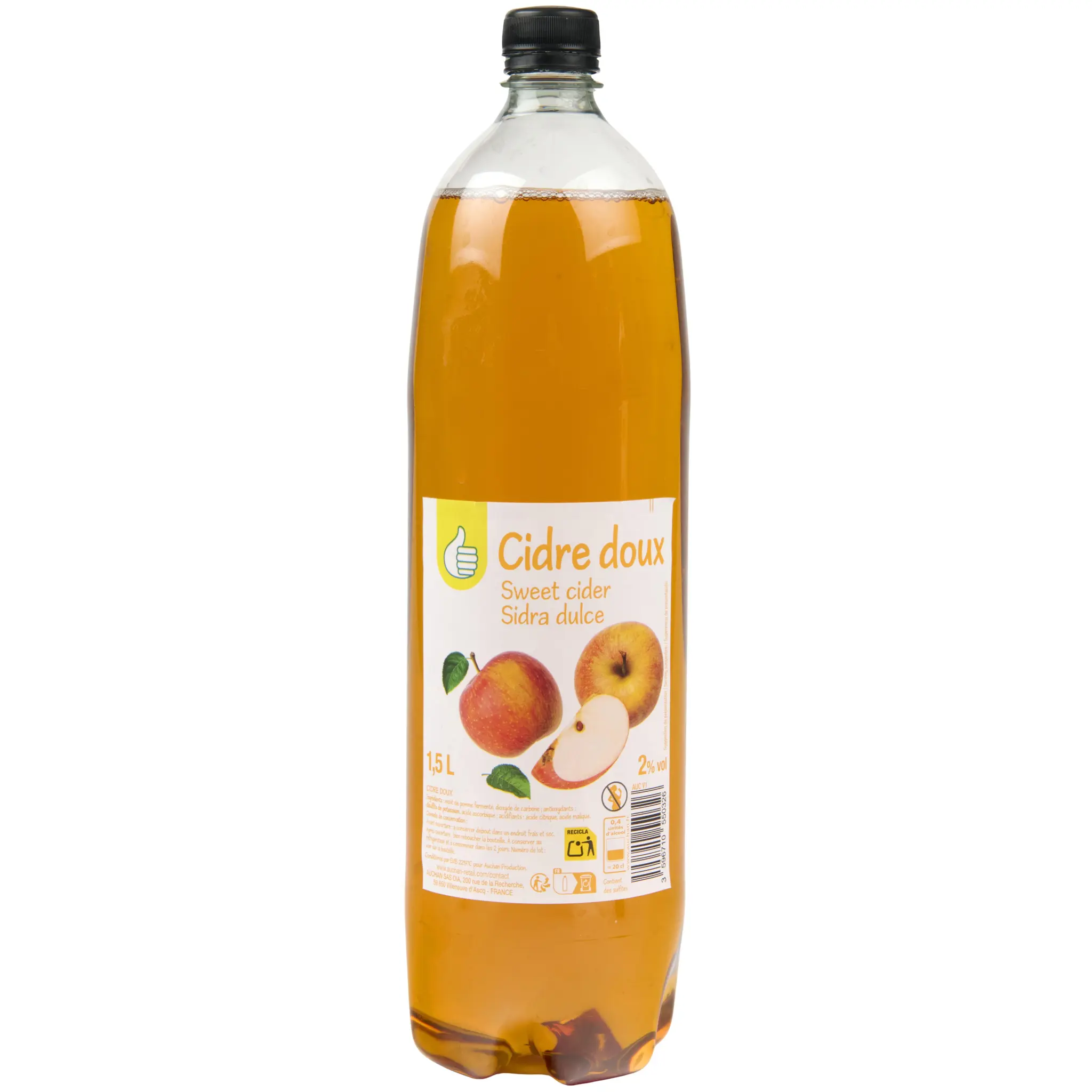 POUCE Cidre doux 2%