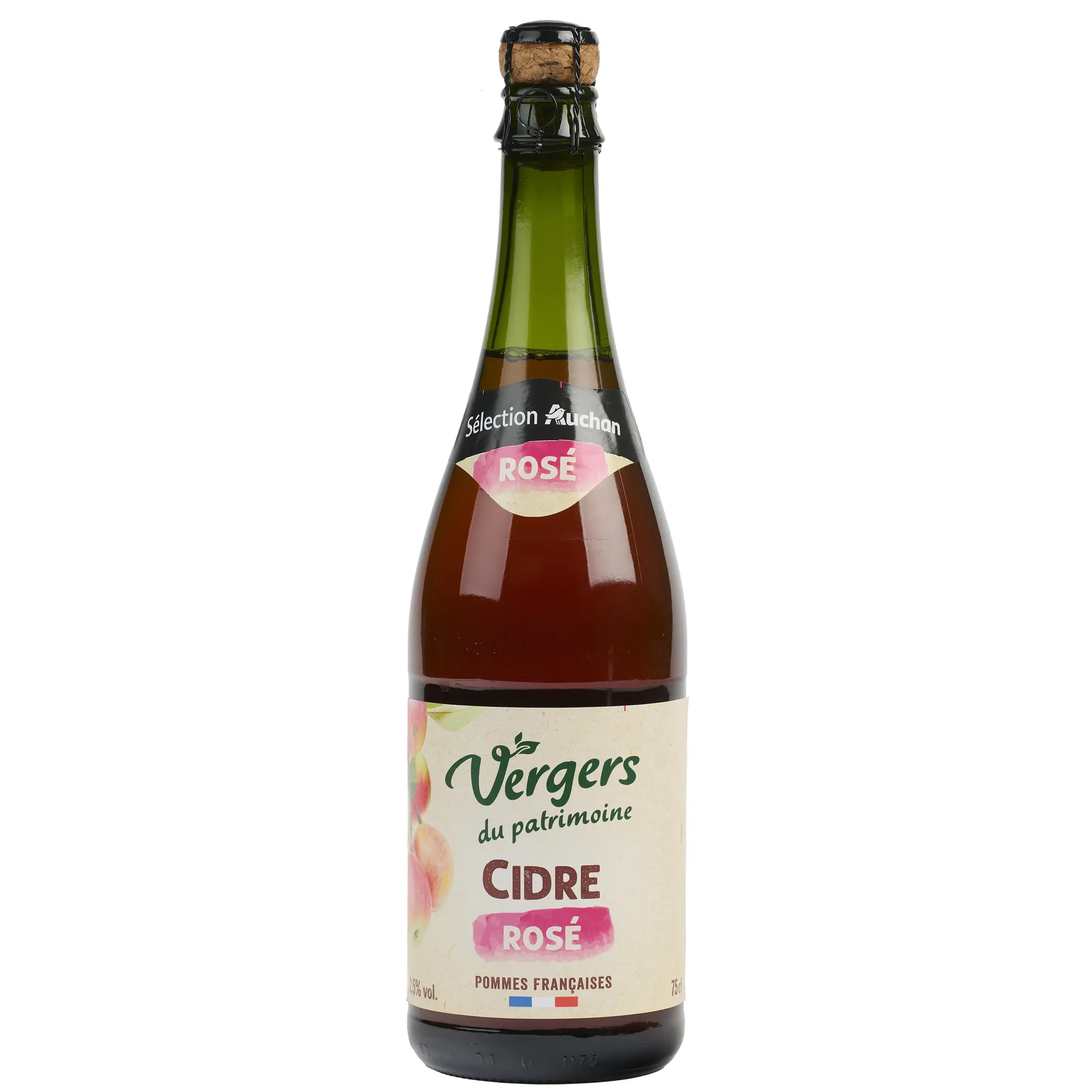 VERGERS DU PATRIMOINE Cidre rosé 3%
