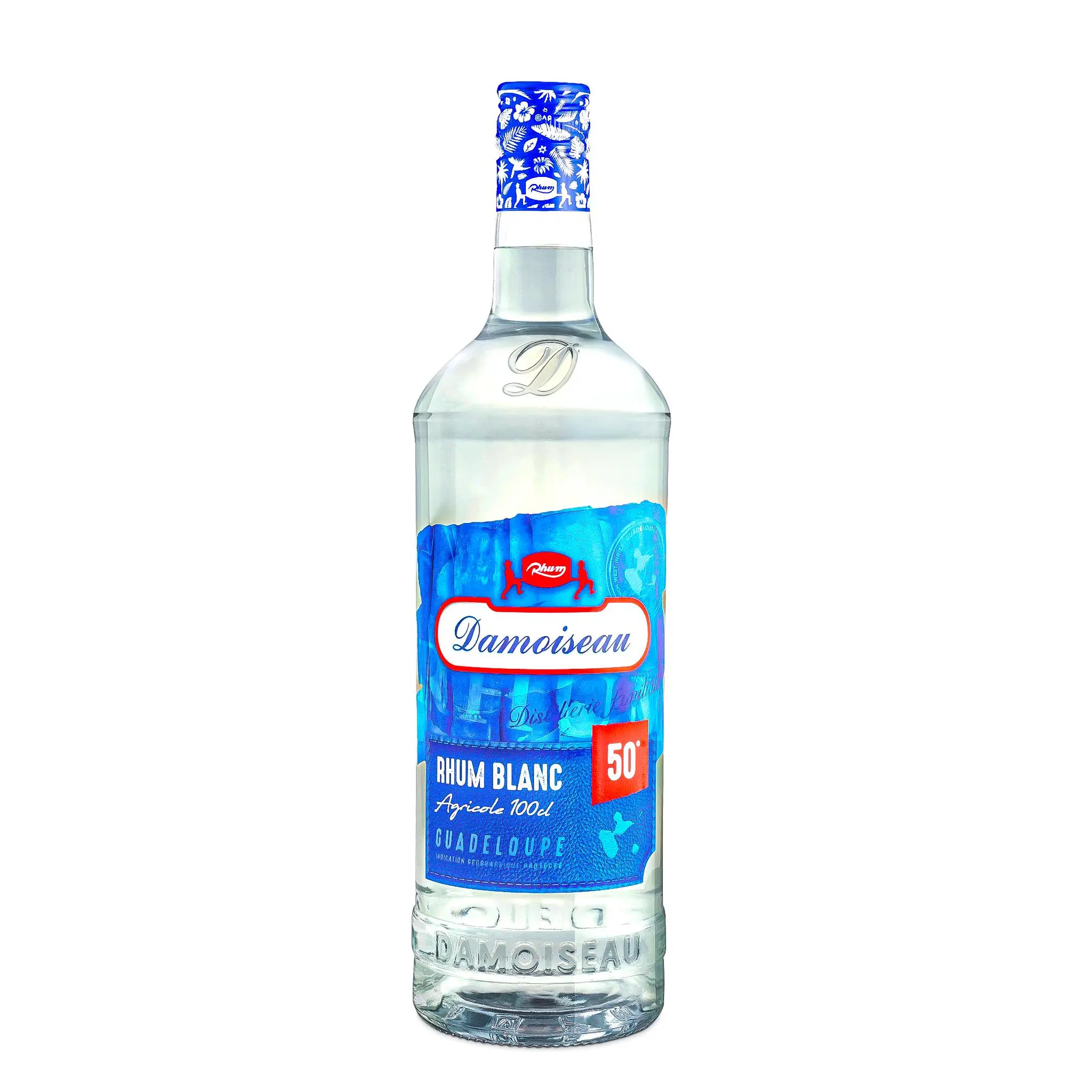 DAMOISEAU Rhum blanc agricole Guadeloupe 50%