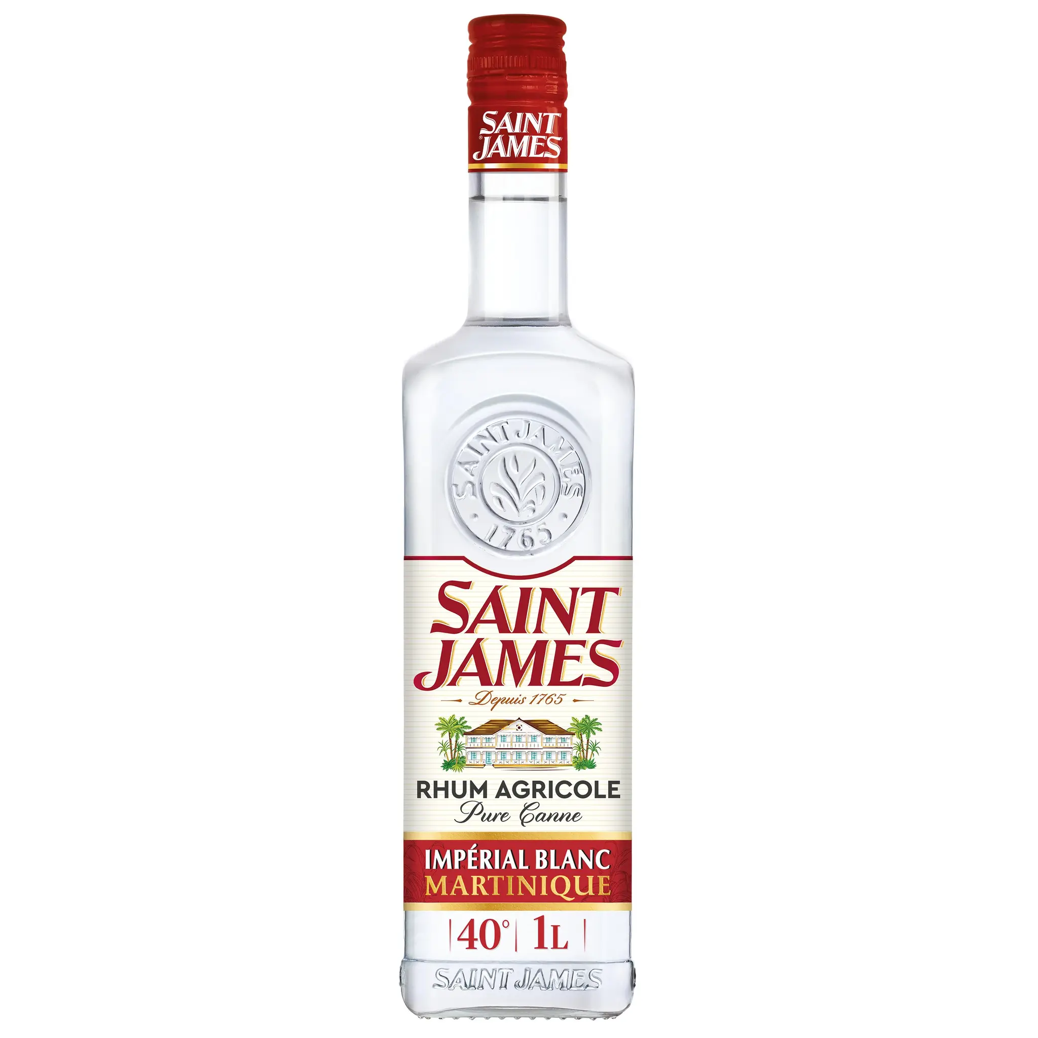 SAINT JAMES Rhum blanc Royal agricole Martinique 50%