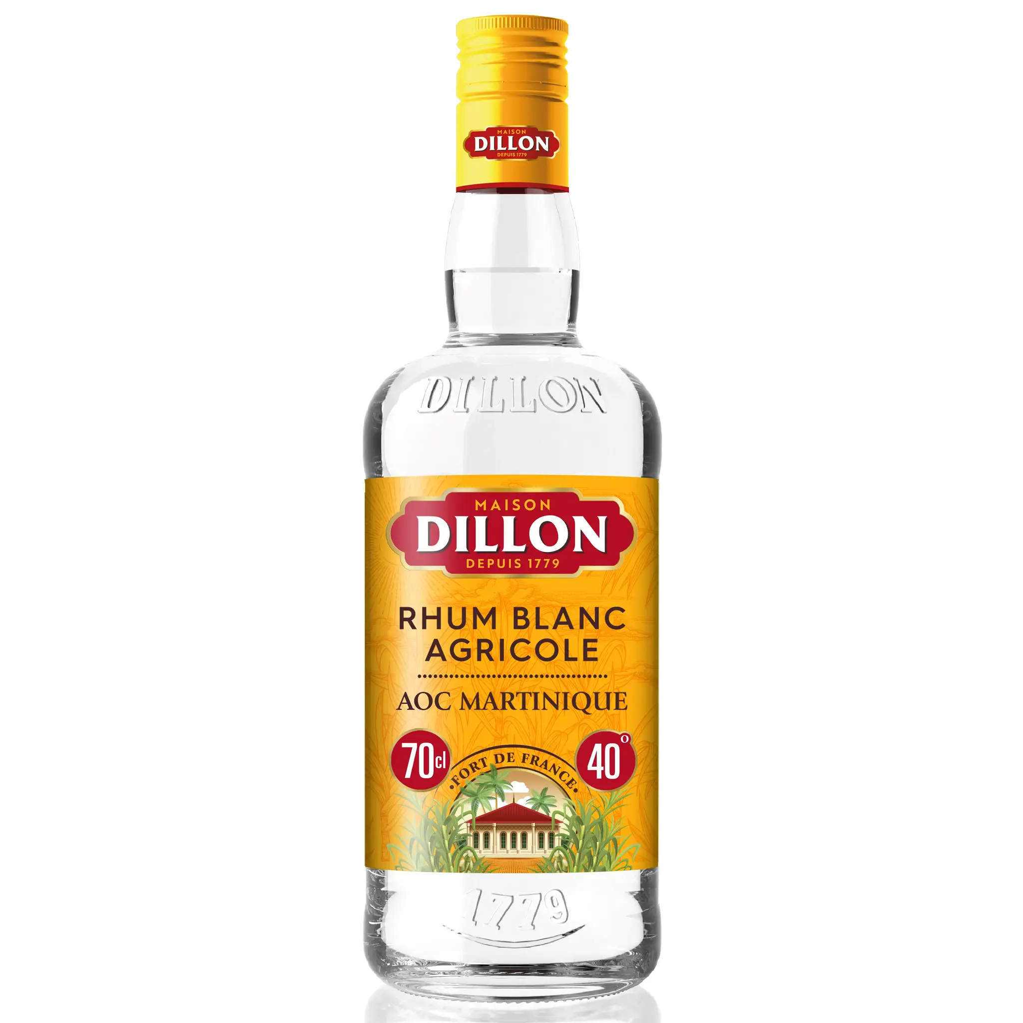 DILLON Rhum blanc agricole Martinique 40%