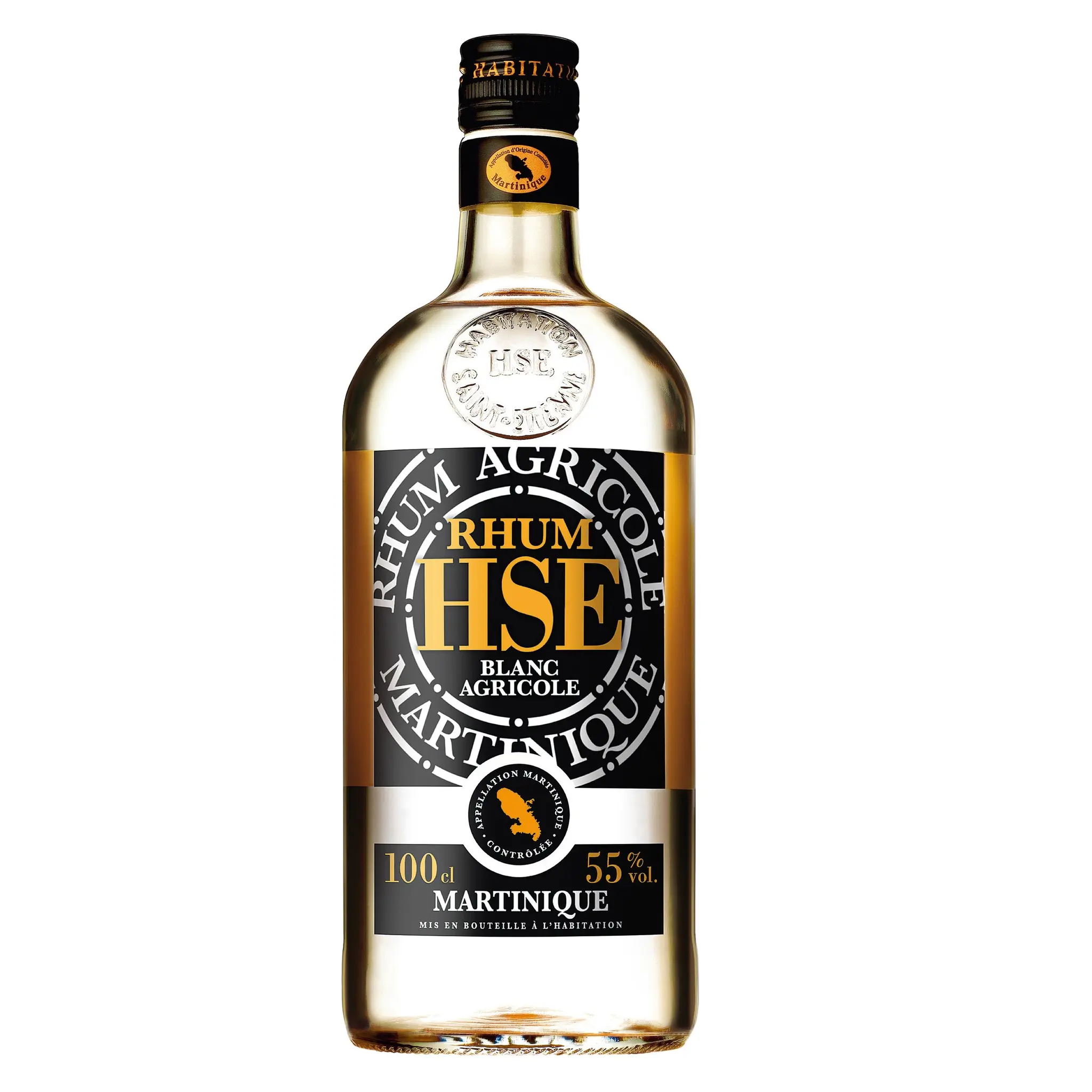 HSE Rhum blanc Martinique 55%