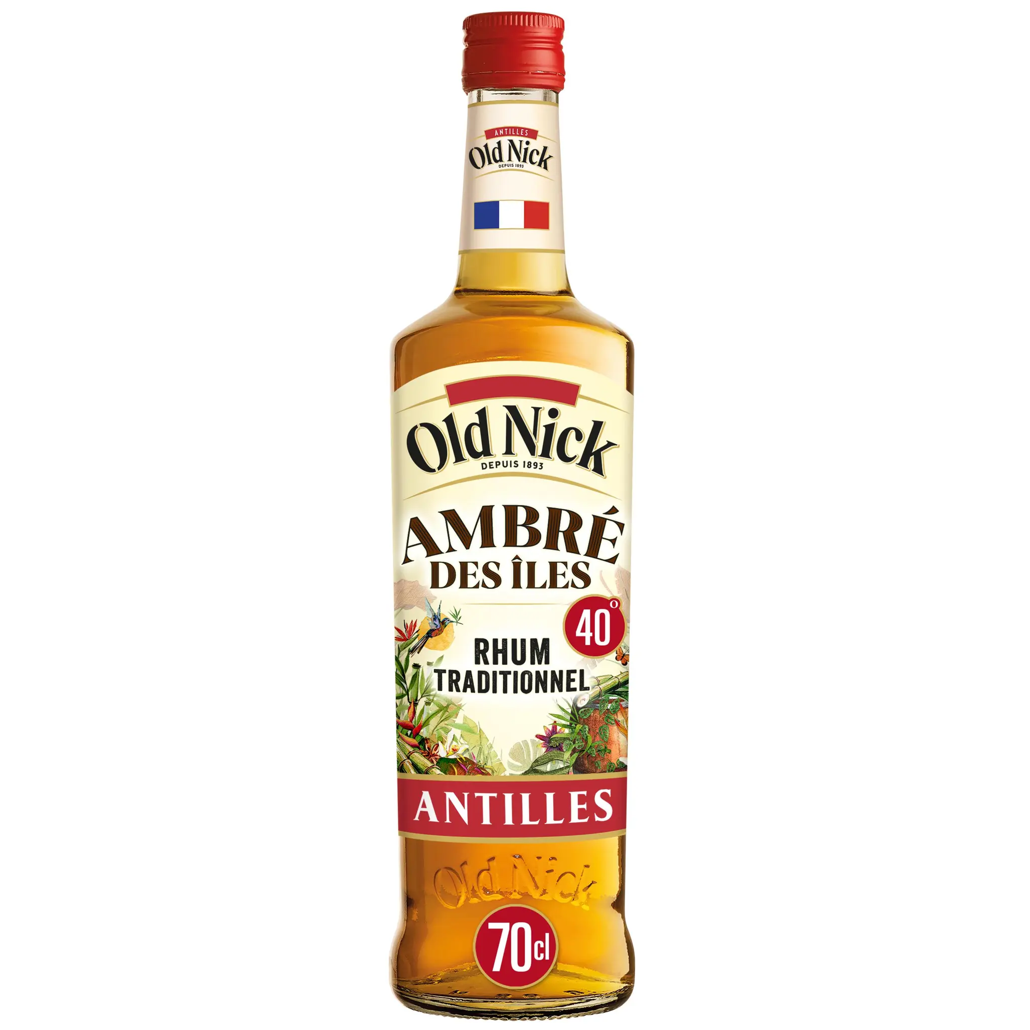 OLD NICK Rhum ambré des îles 40%