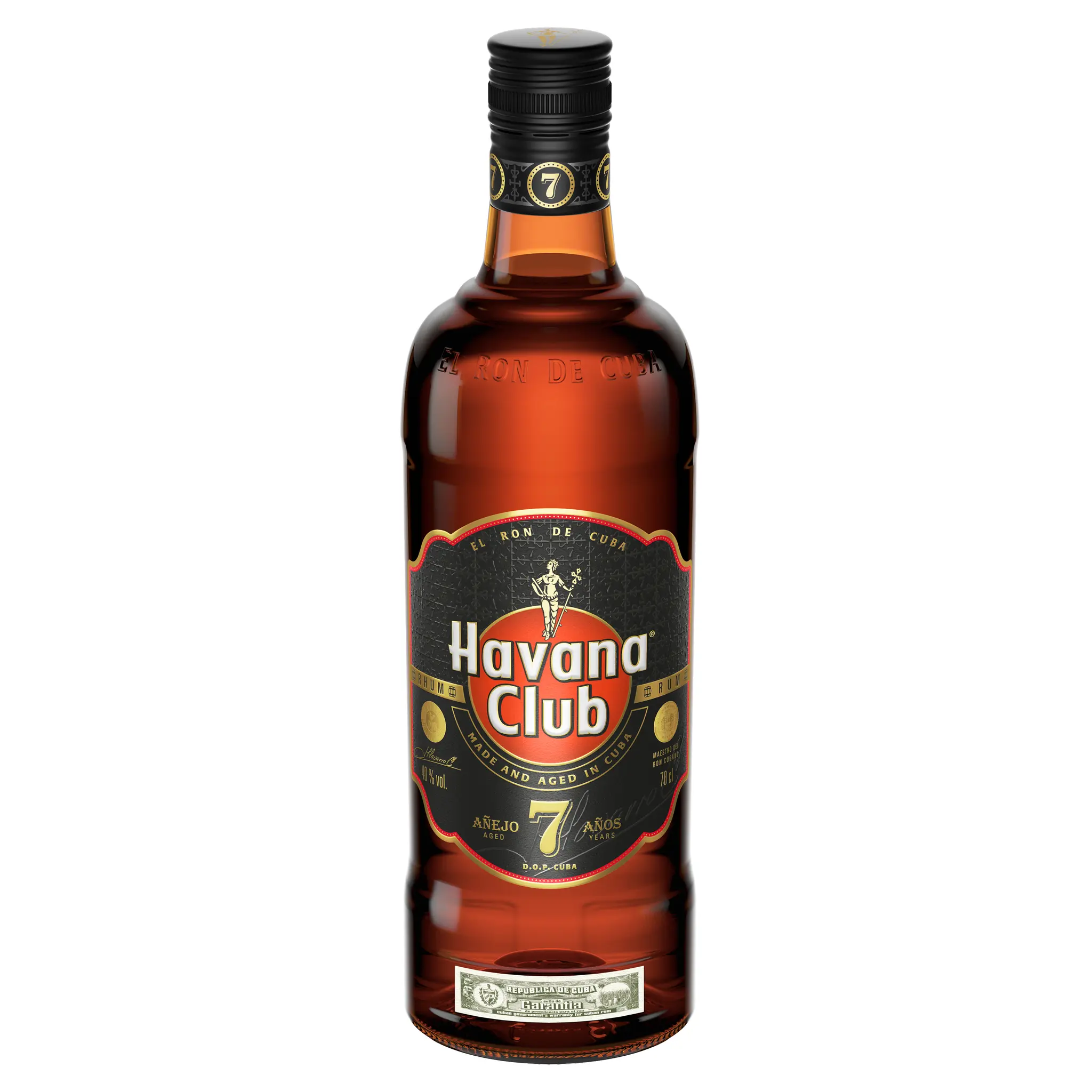 HAVANA CLUB Rhum ambré cubain 7 ans 40%