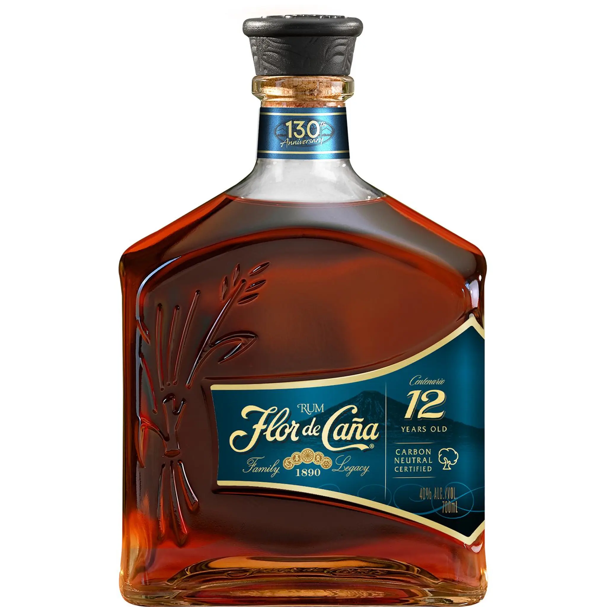 FLOR DE CANA Rhum single estate 40% 12 ans d'âge