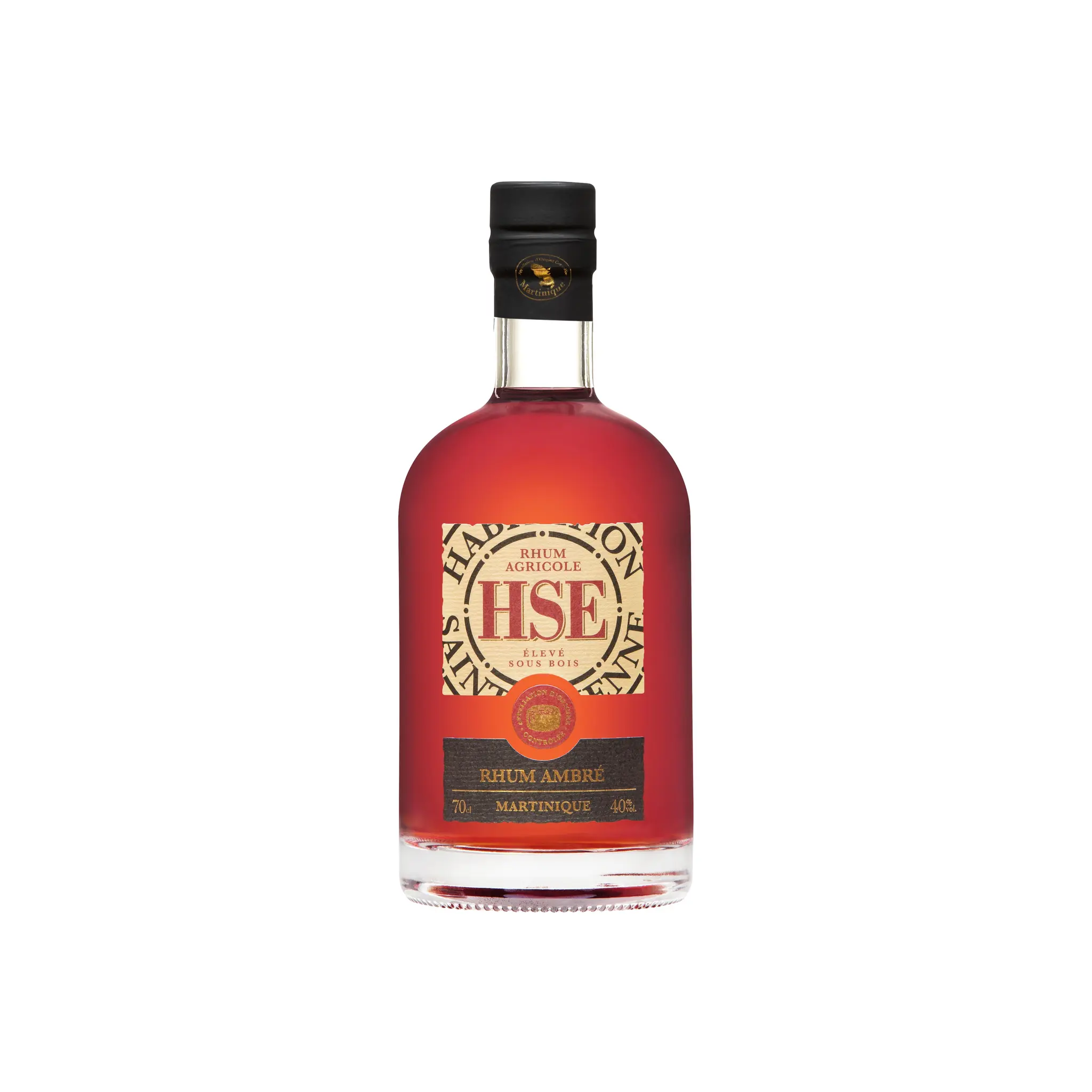 HSE Rhum ambré martiniquais 40%