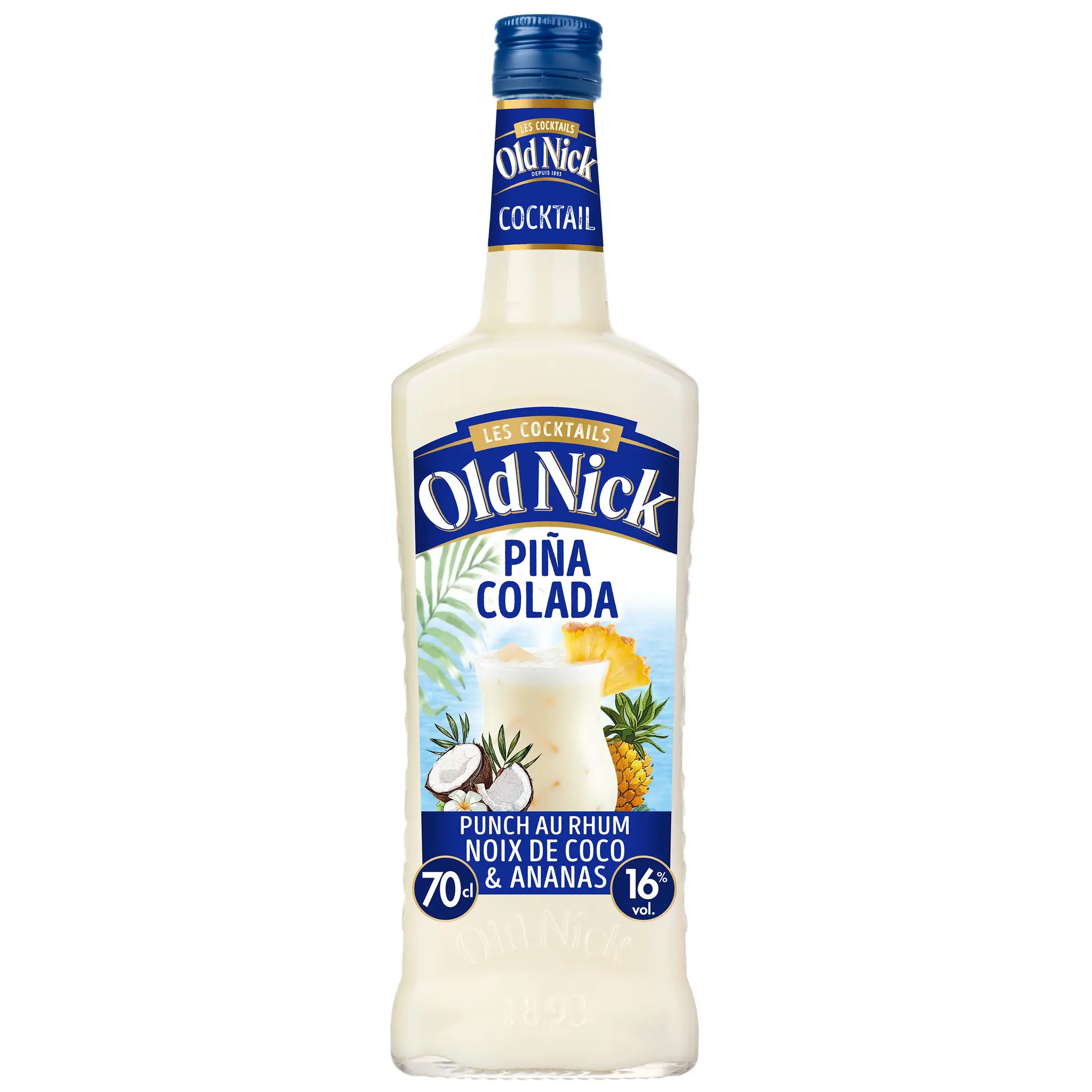 OLD NICK Cocktail pina colada à base de rhum 16%