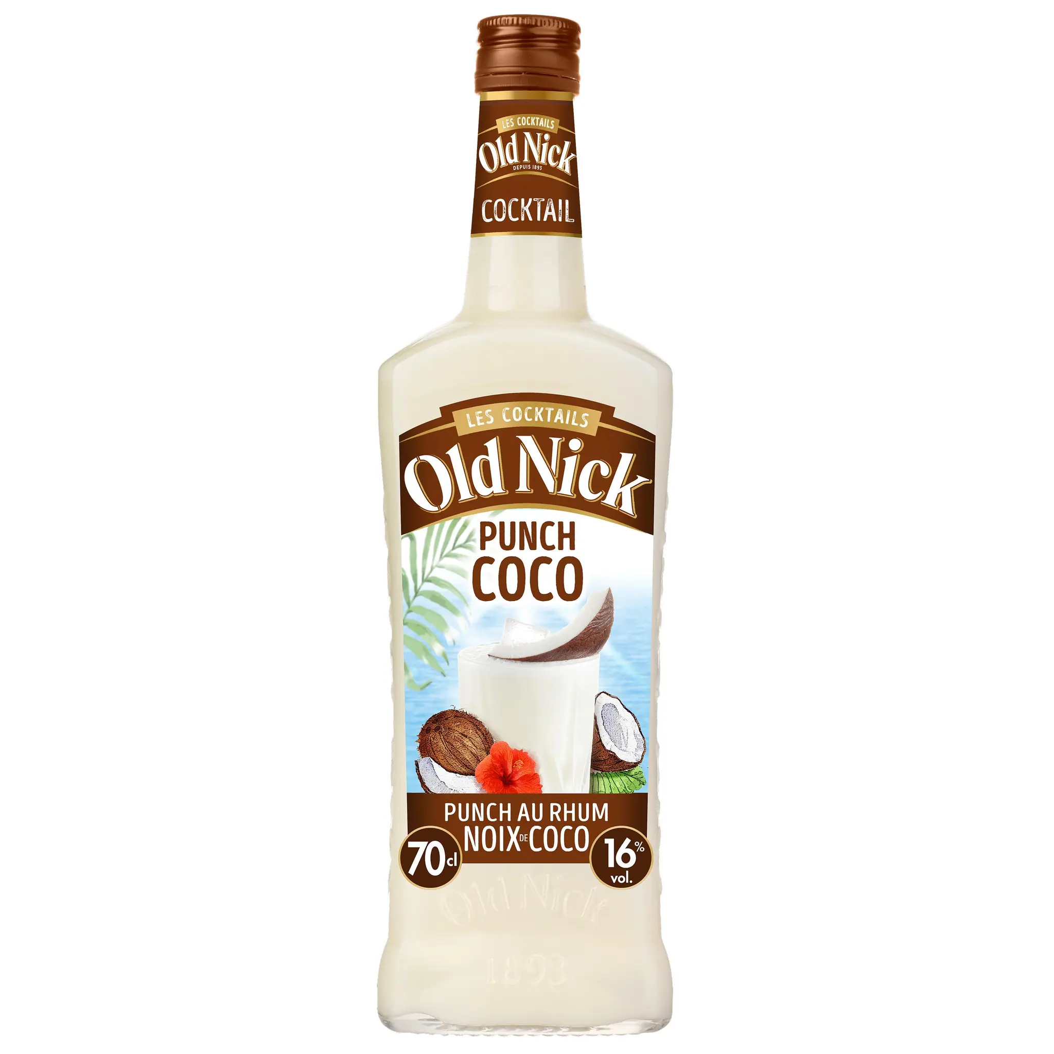 OLD NICK Punch coco à base de rhum 16%