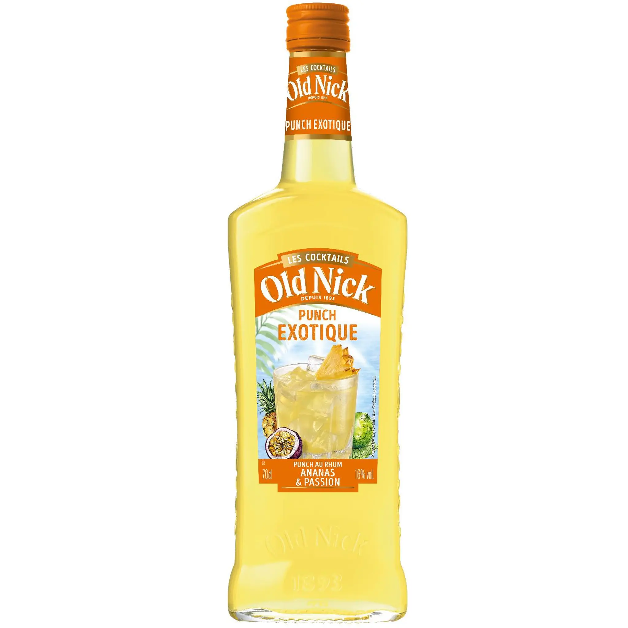 OLD NICK Punch exotique à base de rhum 16%