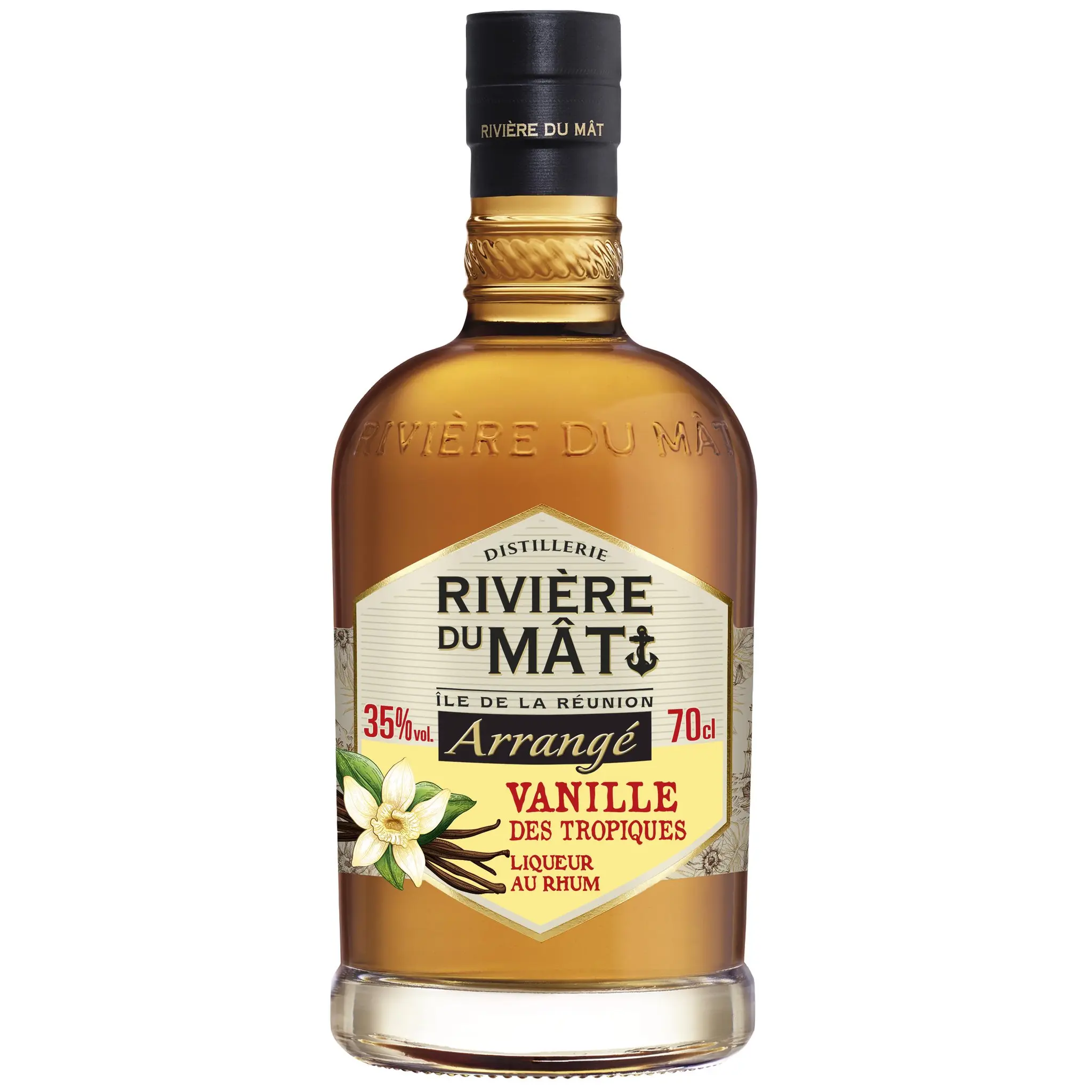RIVIÈRE DU MAT Boisson à base de rhum arrangé vanille des tropiques 35%