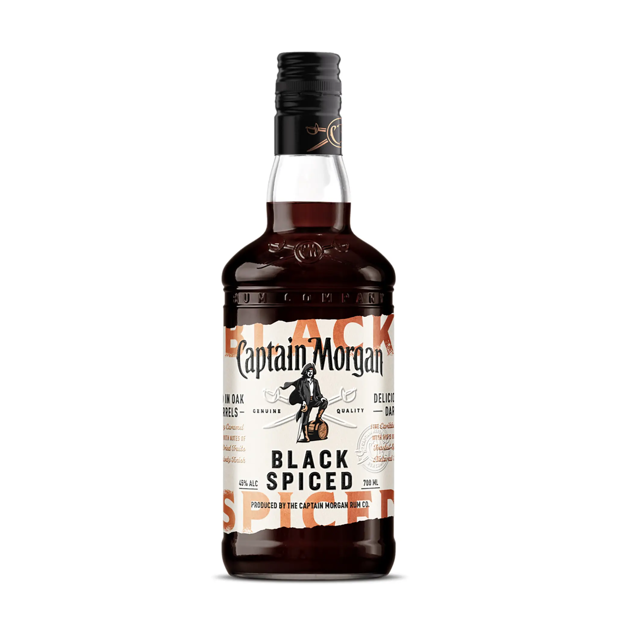 CAPTAIN MORGAN Black Spiced Rhum brun 40%