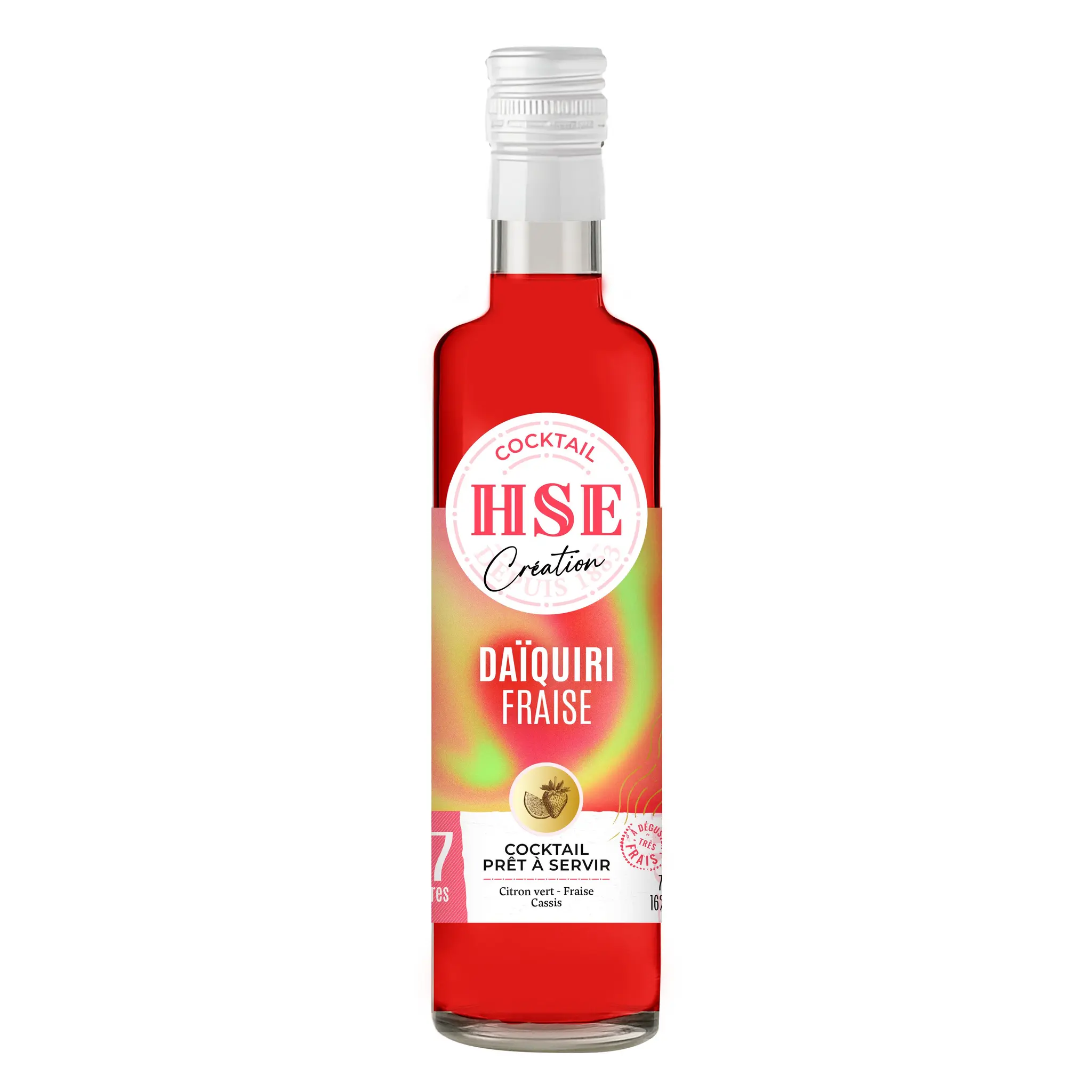 HSE Création Liqueur au rhum daïquiri fraise 16%