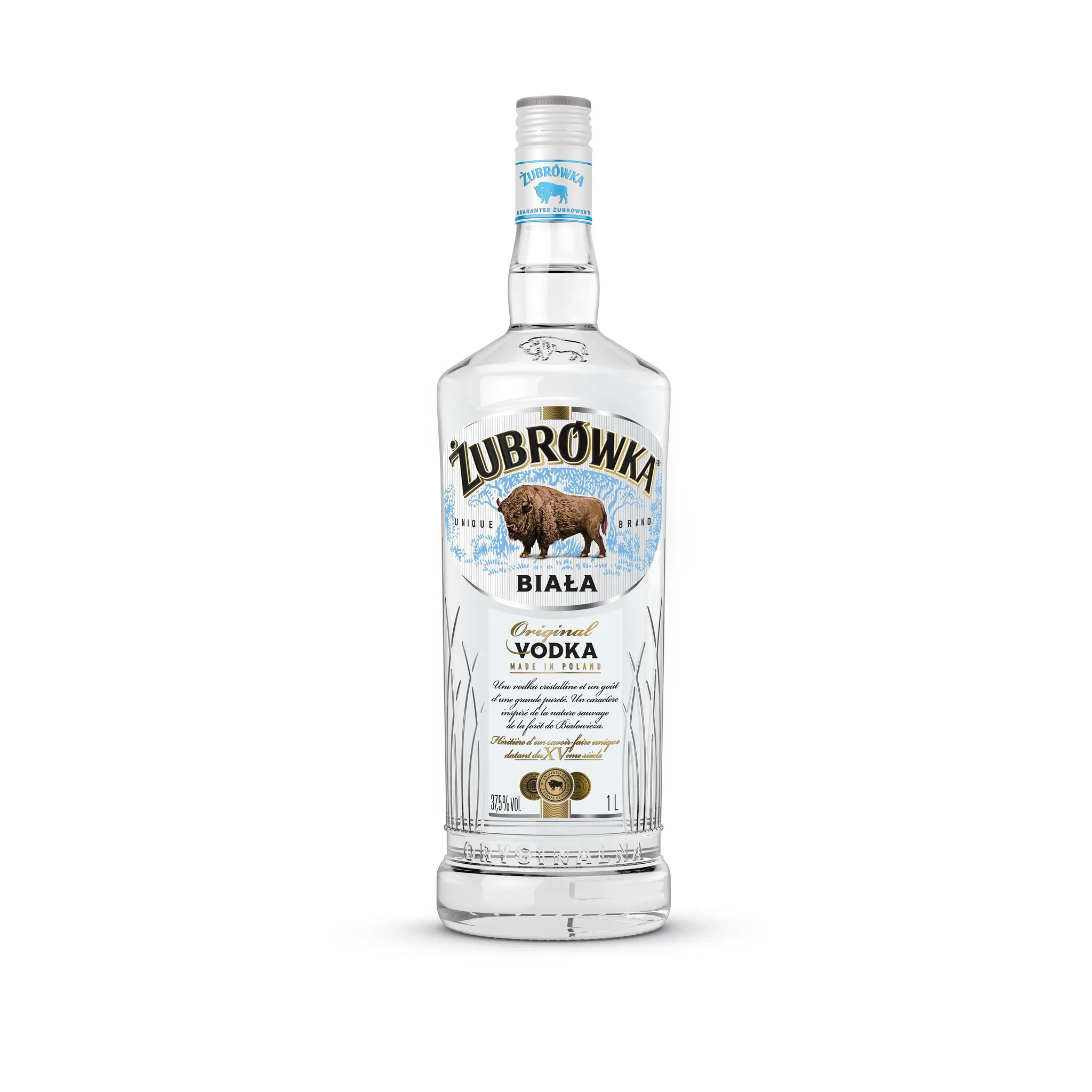 ZUBROWKA Vodka polonaise blanche Biala 37,5%