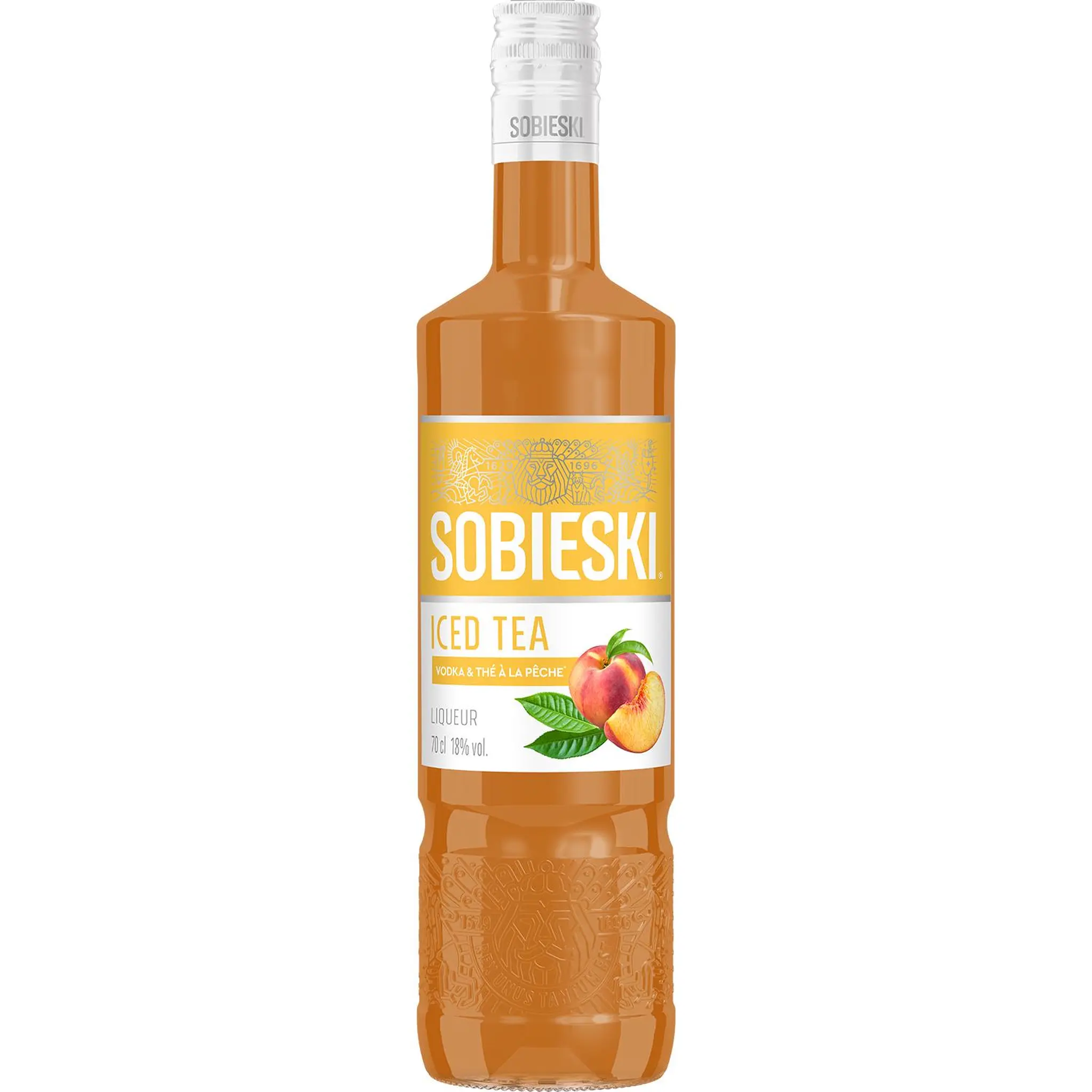 SOBIESKI Iced Tea Liqueur de vodka et thé à la pêche 18%