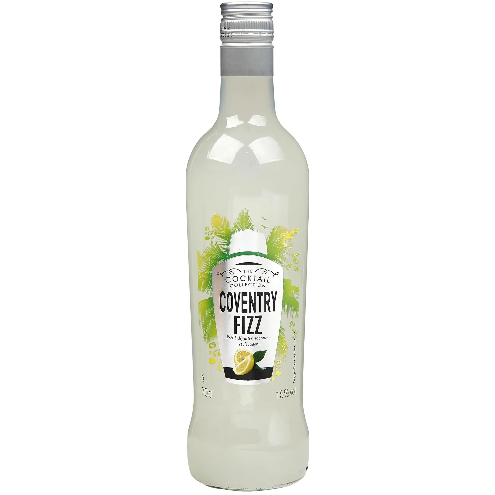 AUCHAN Cocktail gin fizz 15%