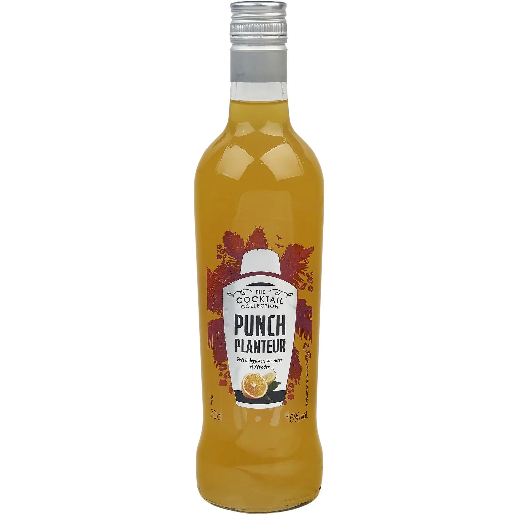 AUCHAN Punch planteur orange Cocktail collection prêt à déguster 15%