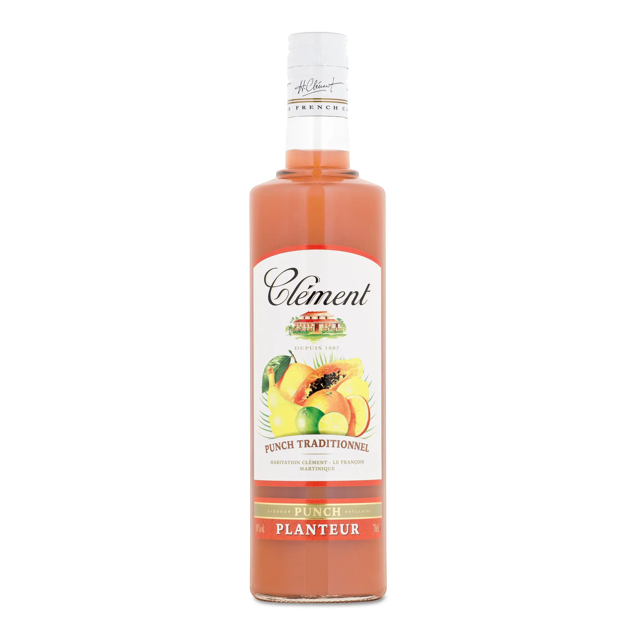 CLEMENT Liqueur punch planteur traditionnel 18%