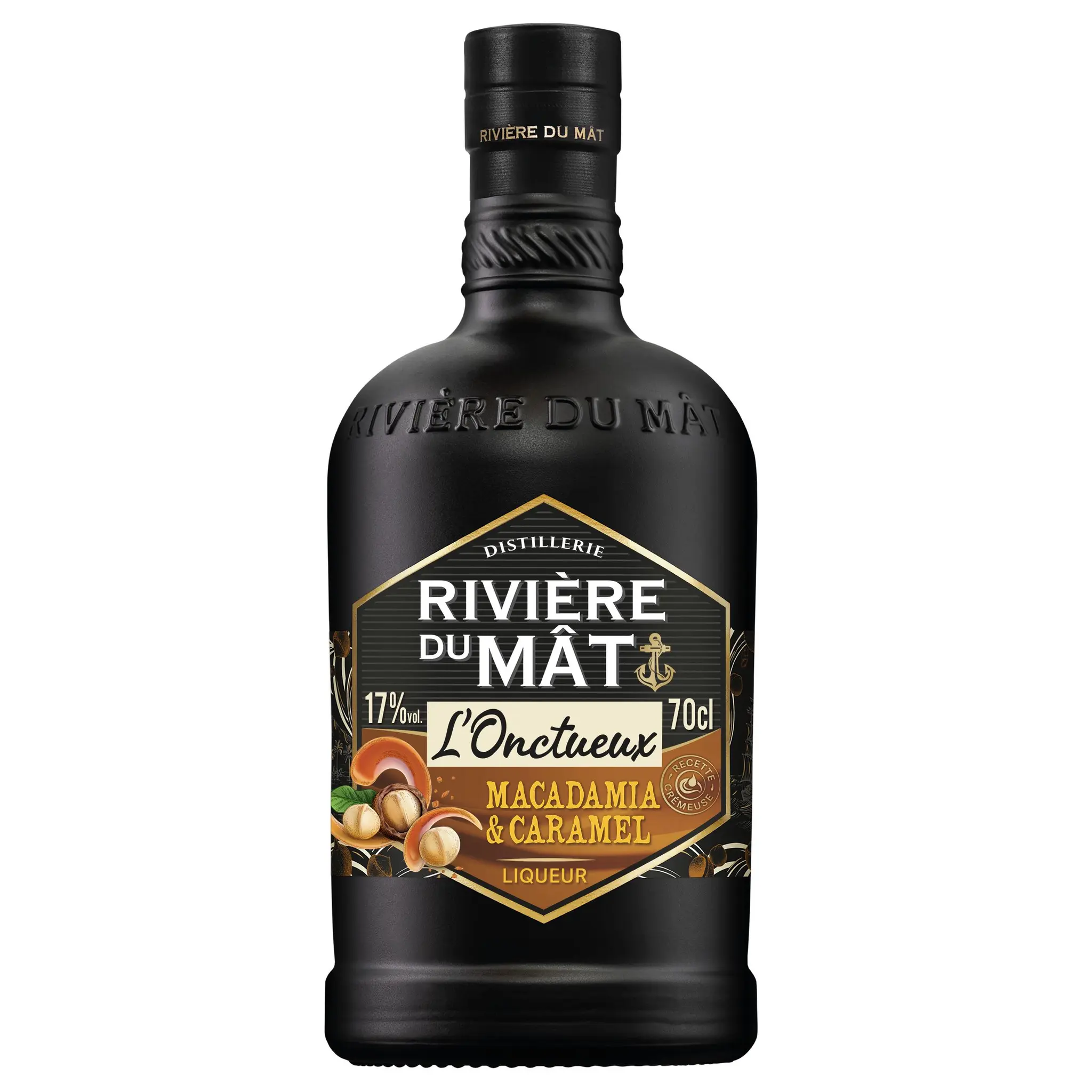 RIVIÈRE DU MAT Liqueur de crème et rhum noix de macadamia et caramel 17%