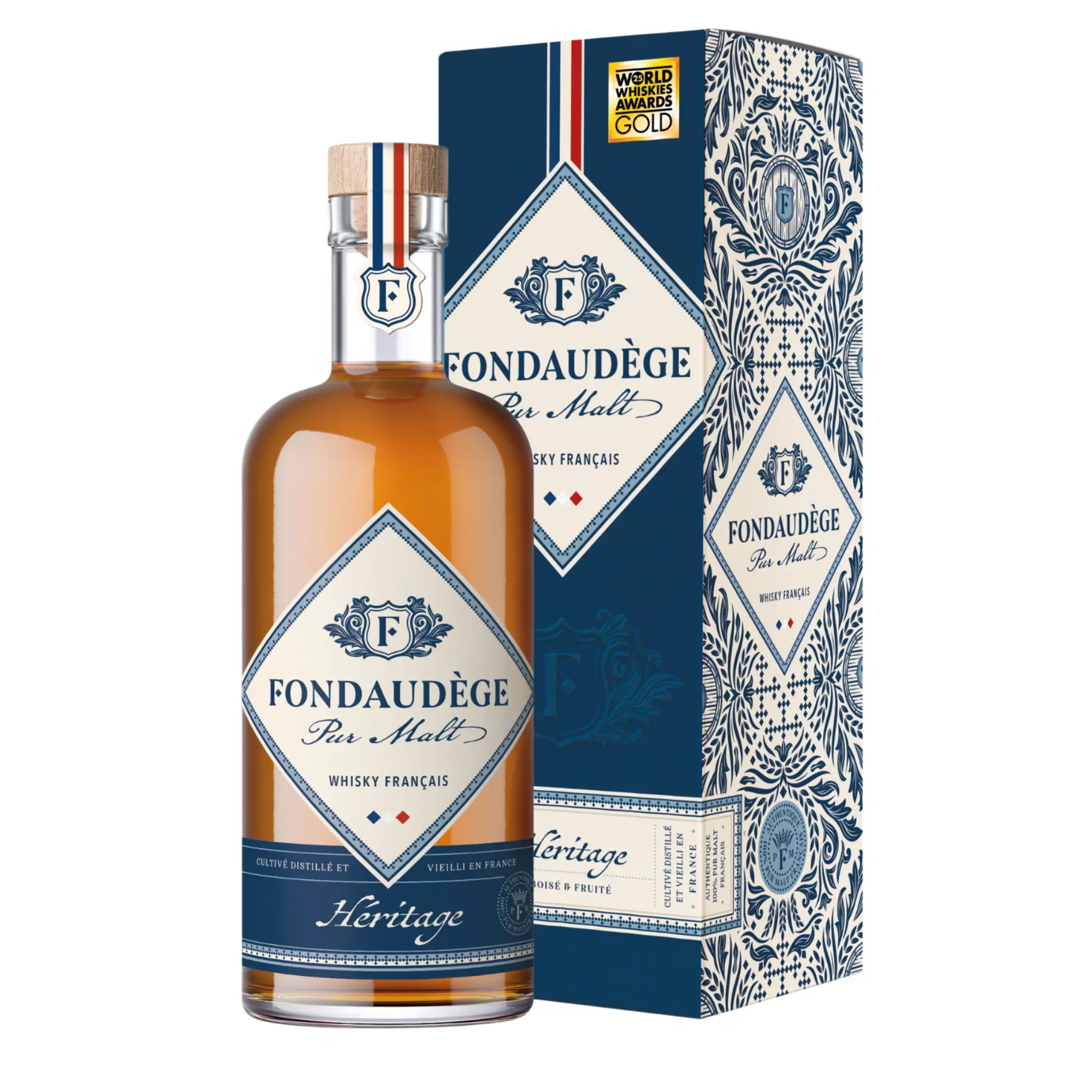 FONDAUDEGE Whisky Français pur malt 40%