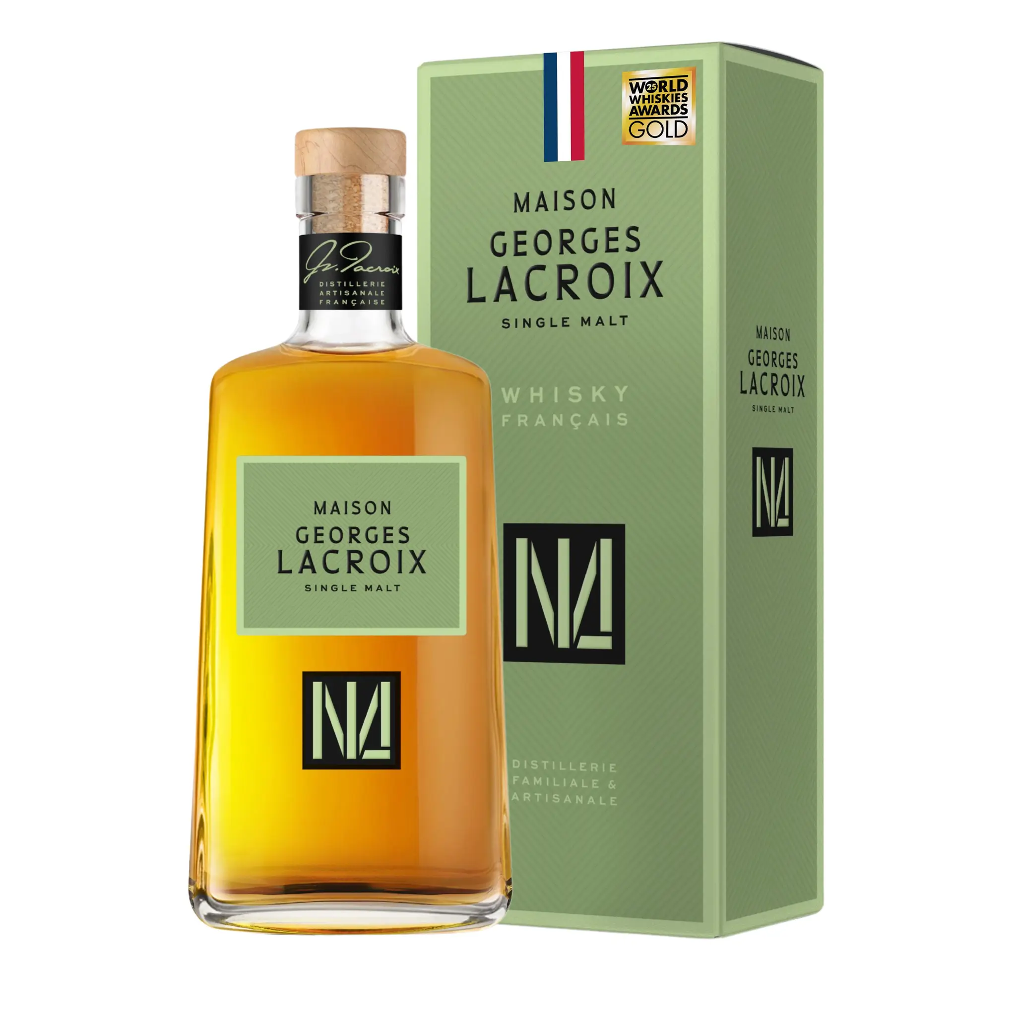 MAISON LACROIX Whisky français 40% Single Malt avec coffret