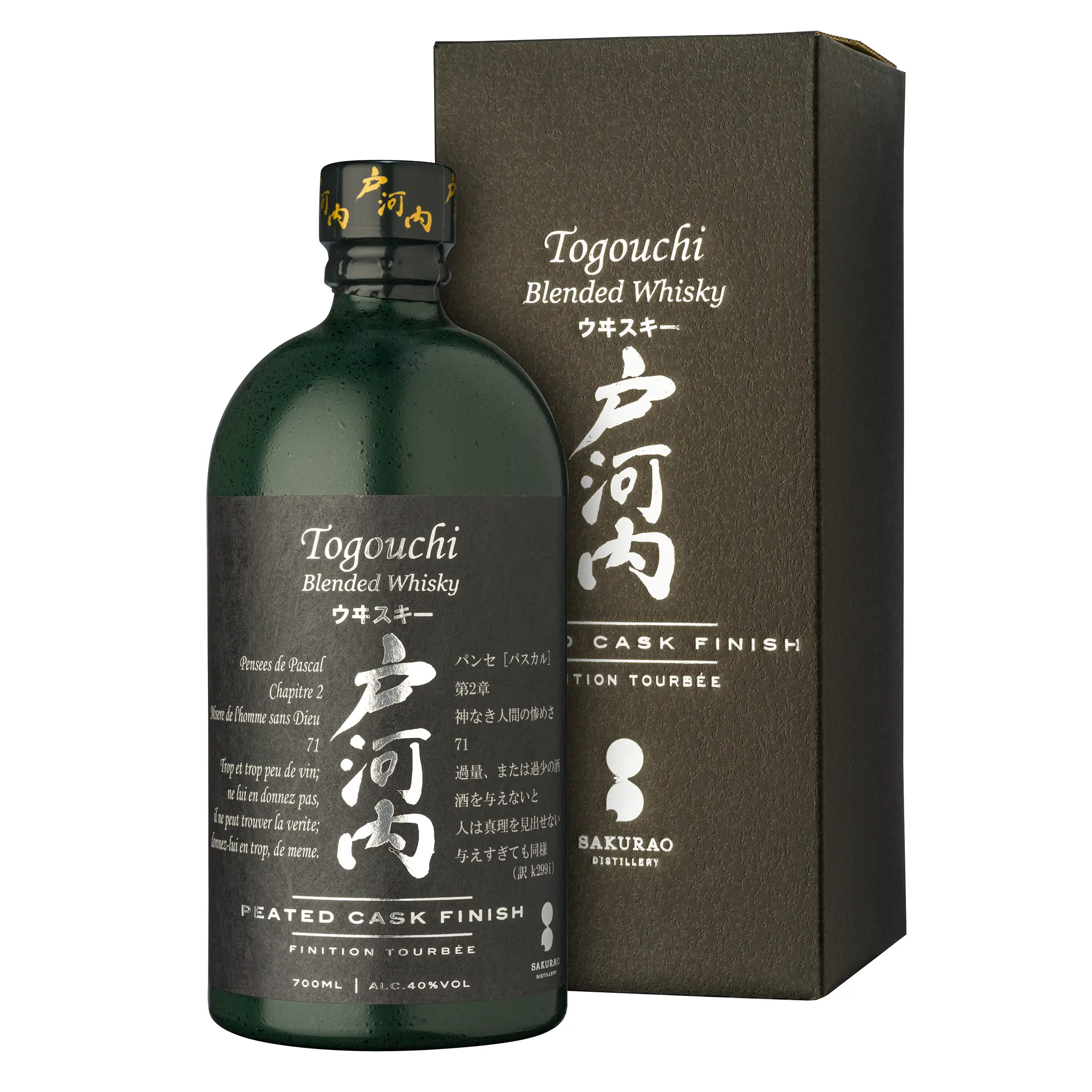 TOGOUCHI Whisky japonais finition tourbée 40%