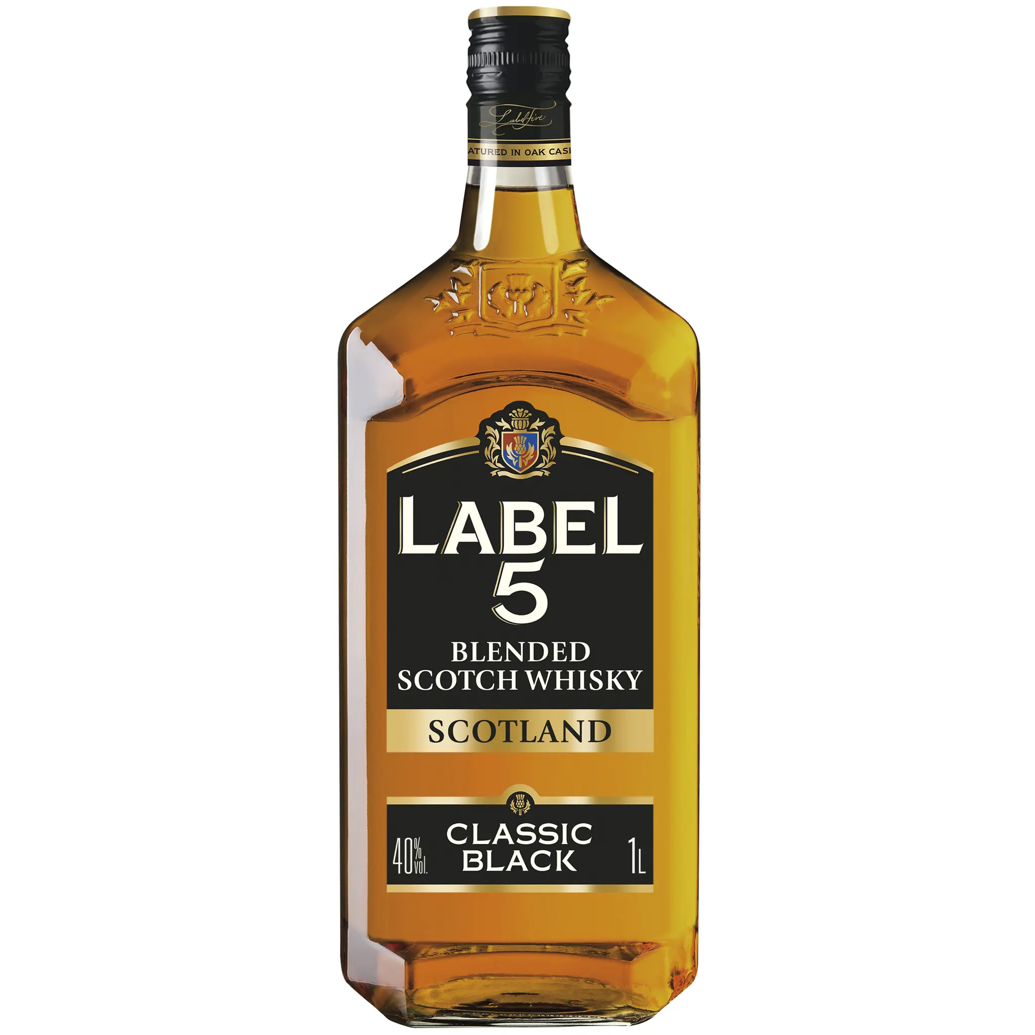 LABEL 5 Scotch whisky blended malt Classic Black 40%