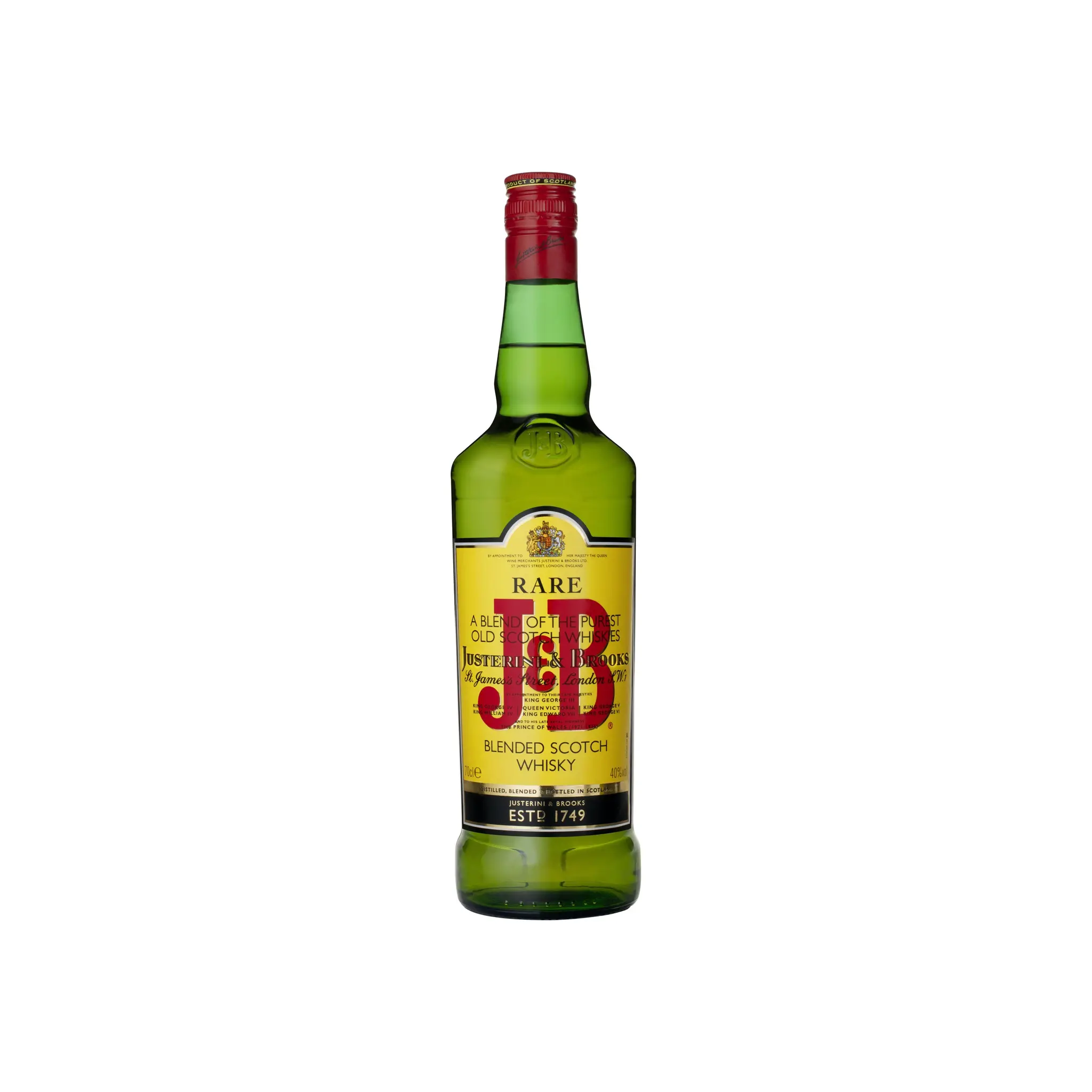 J&B Scotch whisky écossais blended malt 40%
