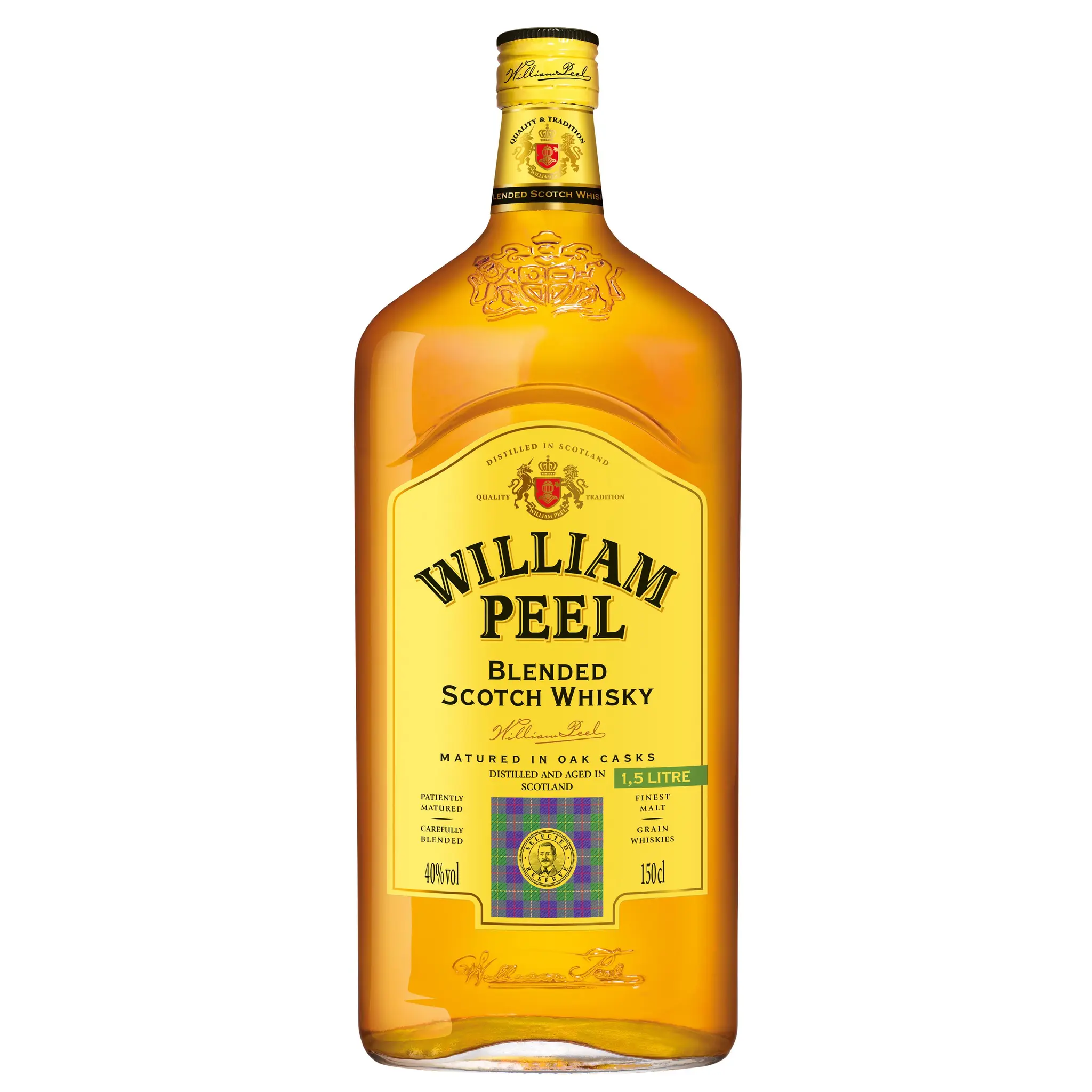 WILLIAM PEEL Scotch whisky écossais blended malt 40%