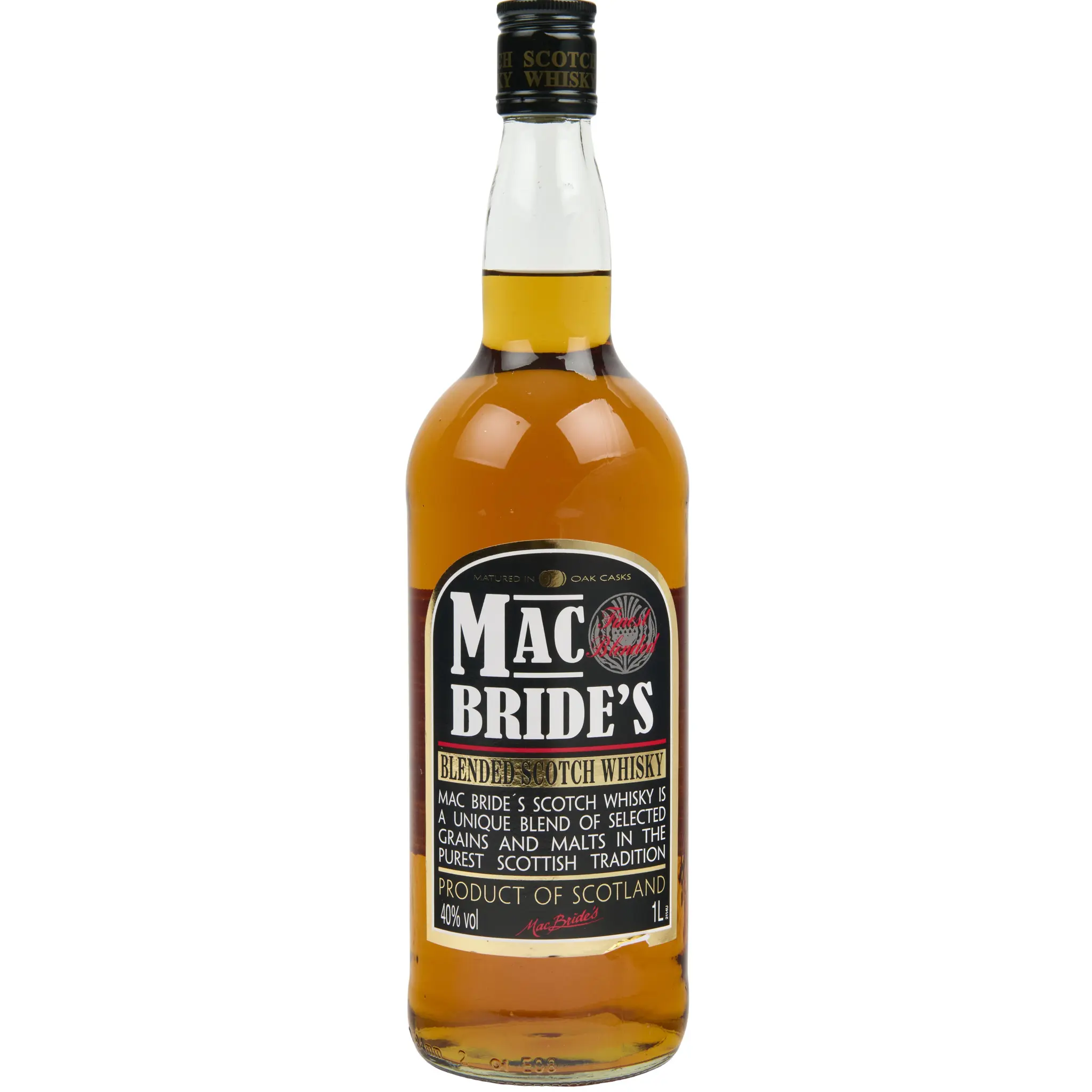 MAC BRIDE'S Scotch whisky écossais blended malt 40%