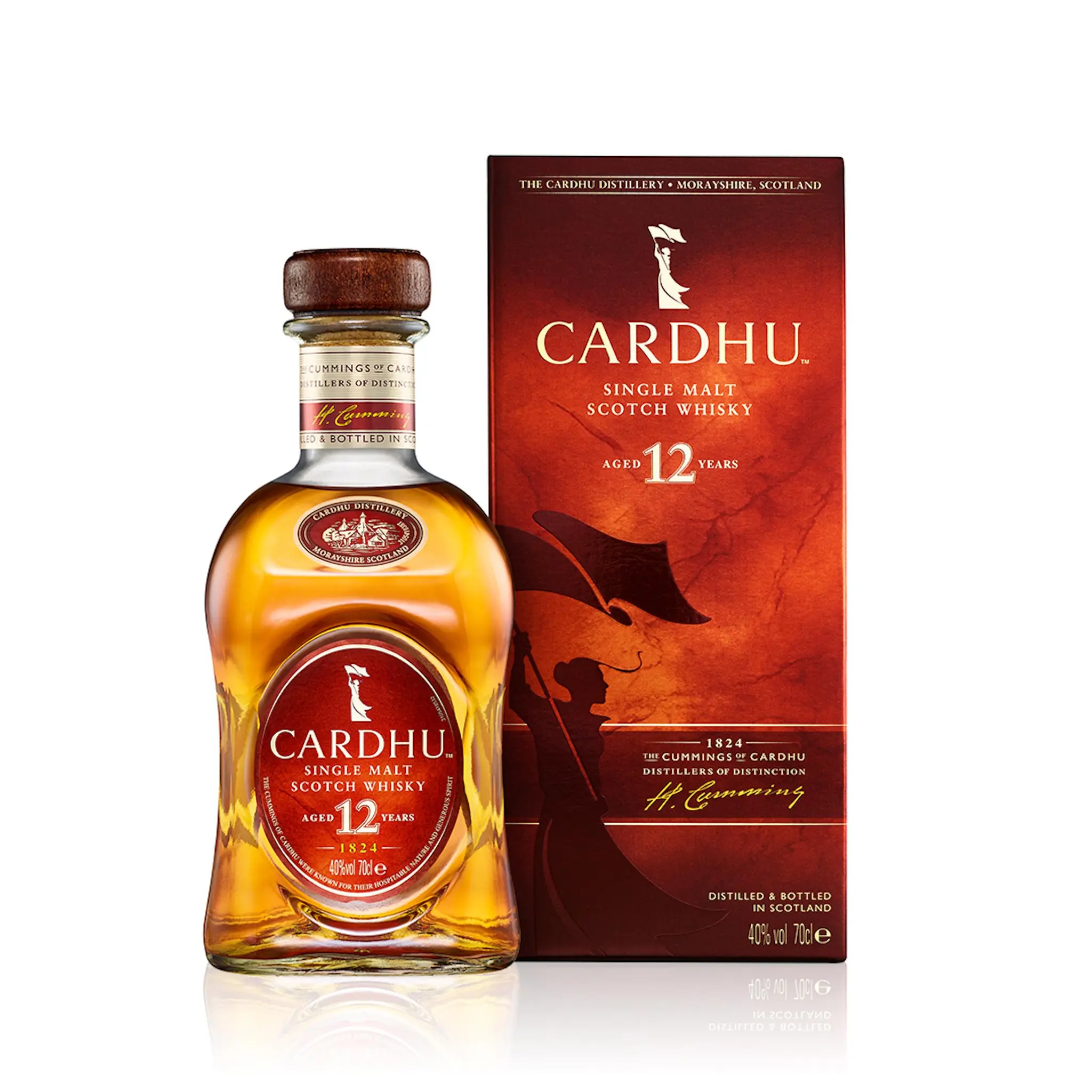 CARDHU Scotch whisky écossais single malt 12 ans 40%