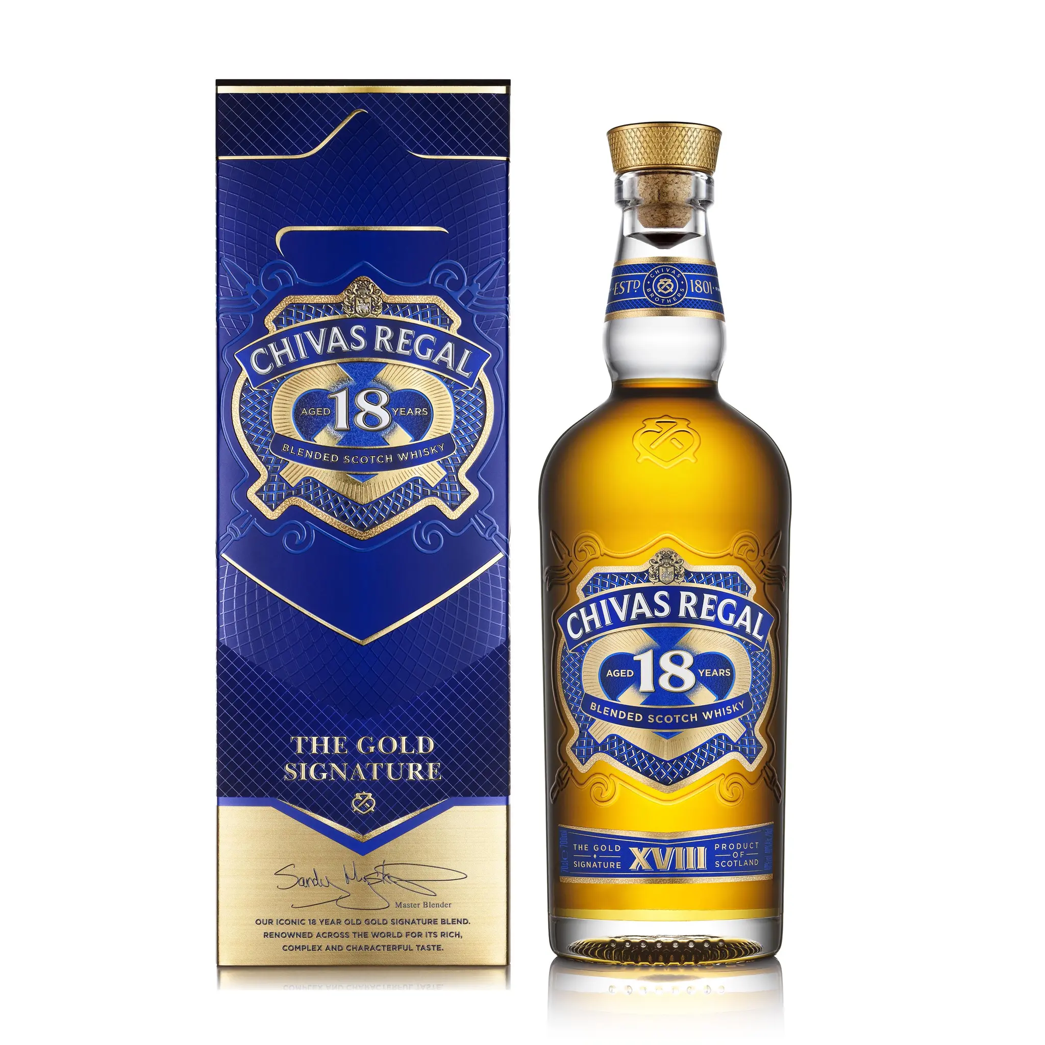 CHIVAS REGAL Scotch whisky écossais blended malt 40% 18 ans