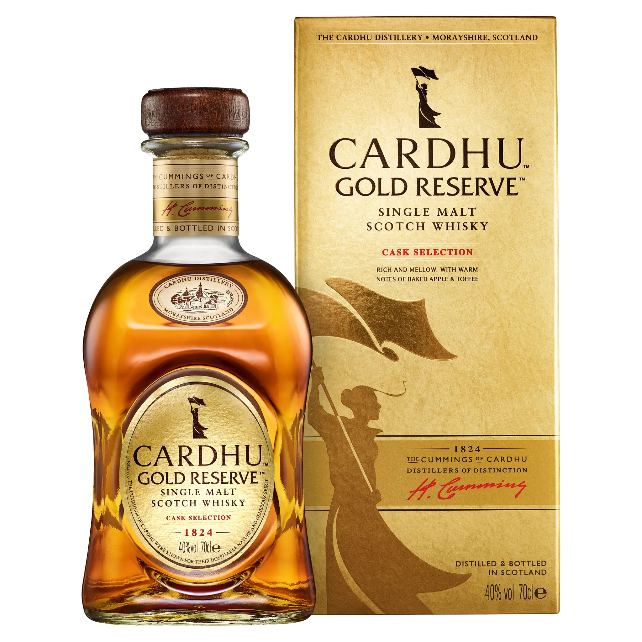 CARDHU Scotch whisky single malt écossais Gold Reserve 40%