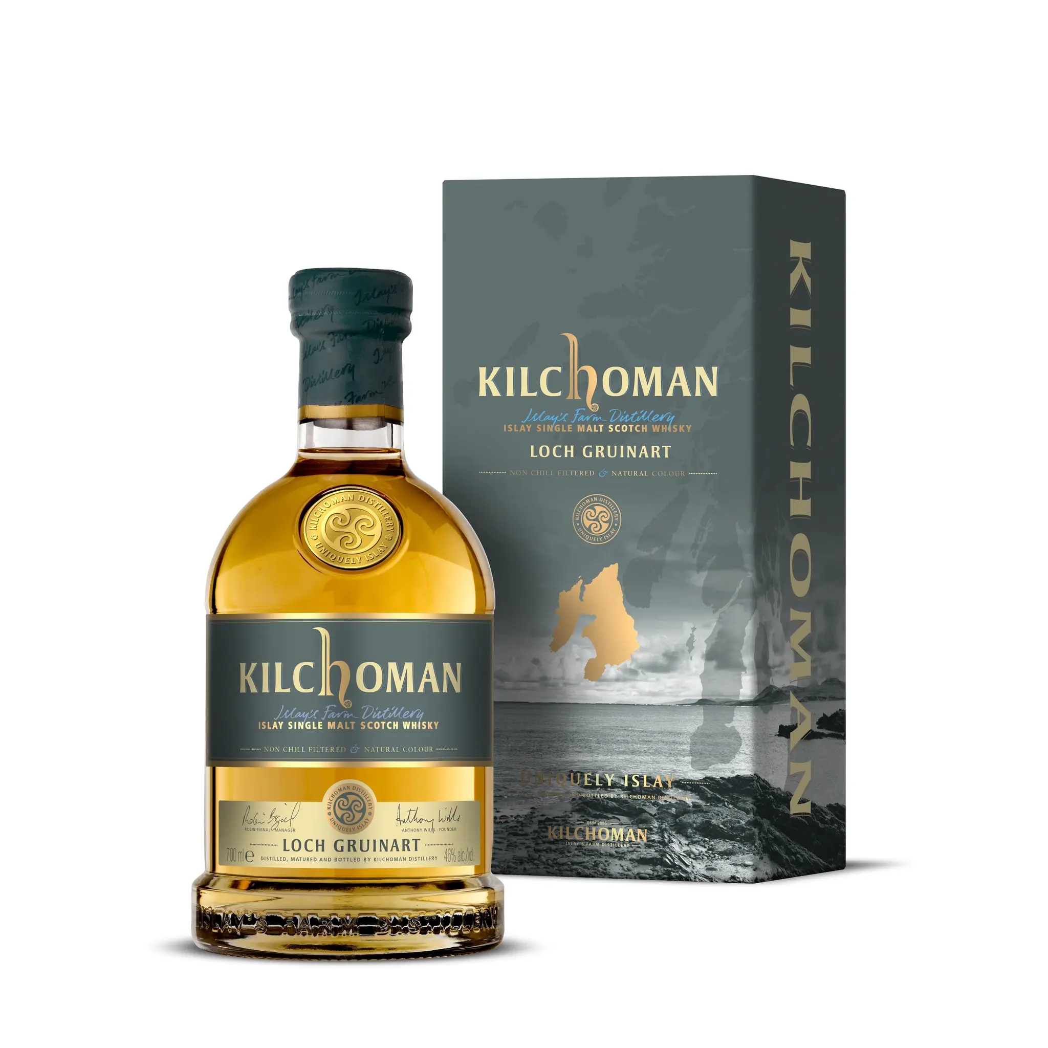 KILCHOMAN Scotch whisky single malt Loch Gruinart 46%