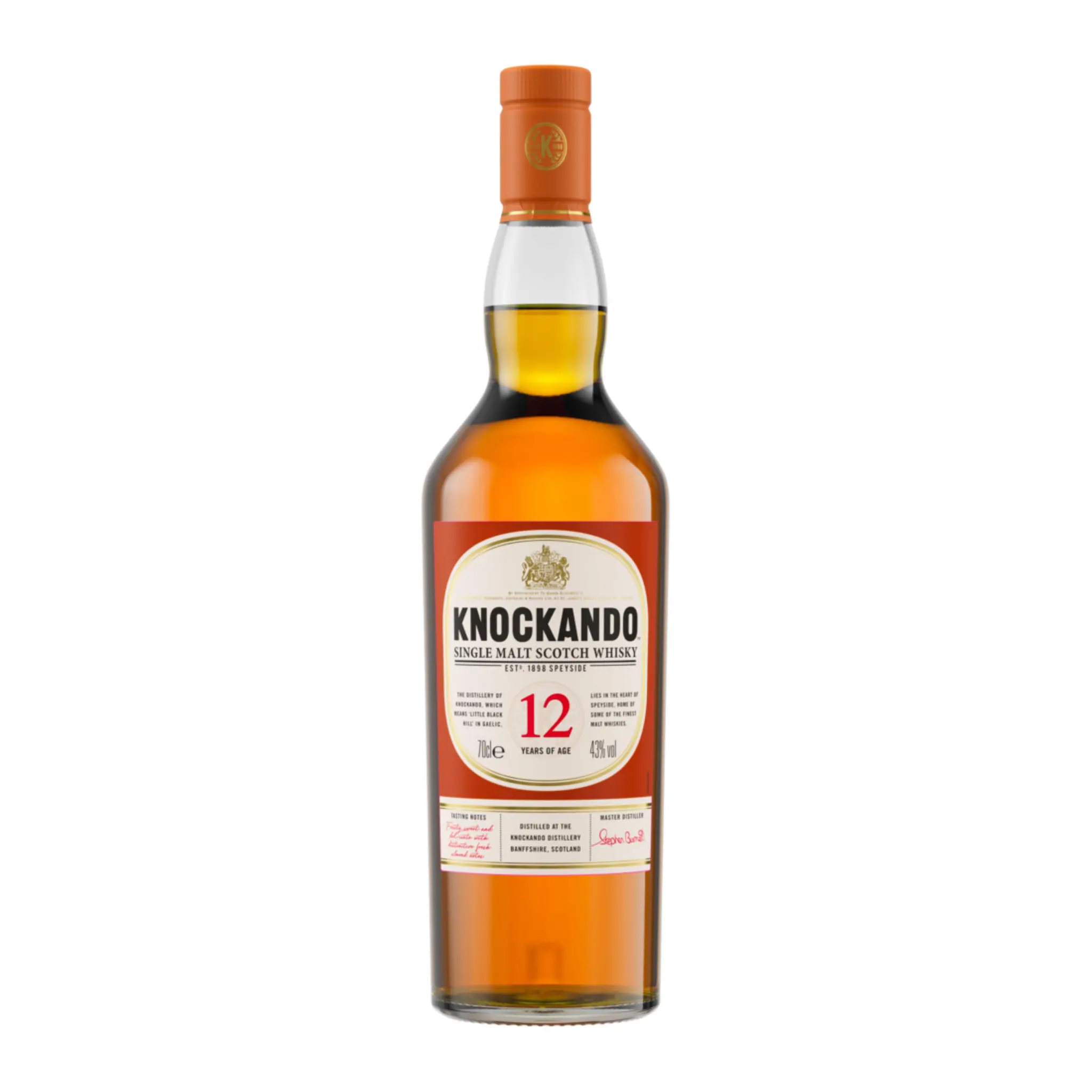KNOCKANDO Scotch whisky single malt 12 ans 43%
