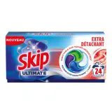 SKIP Lessive Capsules Ultimate 4en1 Extra Détachant
