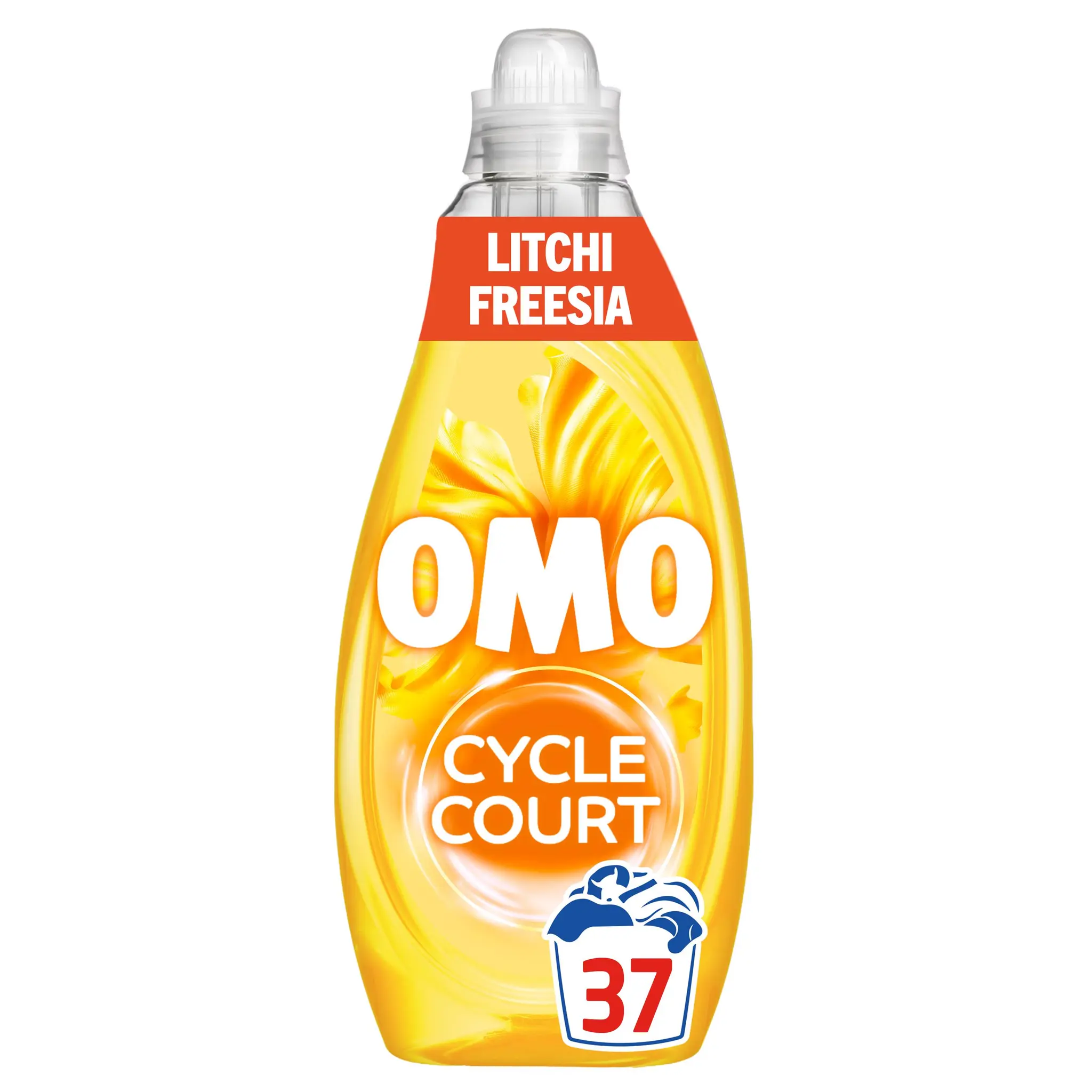 OMO Lessive liquide cycle court freesia litchi