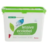 AUCHAN MIEUX VIVRE Lessive capsules Ecolabel Aloe vera