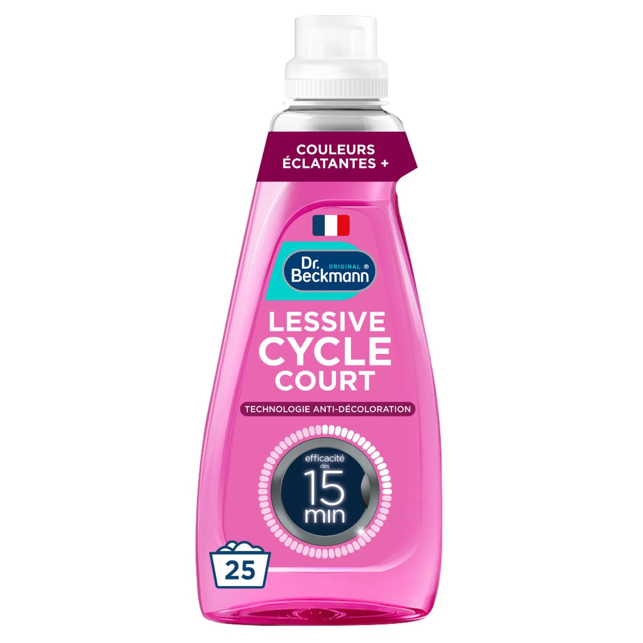 DR BECKMANN Lessive liquide couleurs éclatantes cycle court 25 lavages