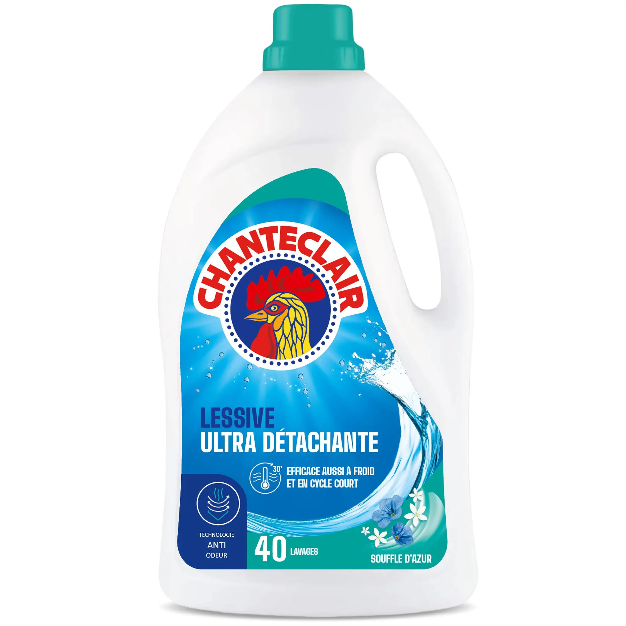 CHANTECLAIR Lessive liquide souffle azur
